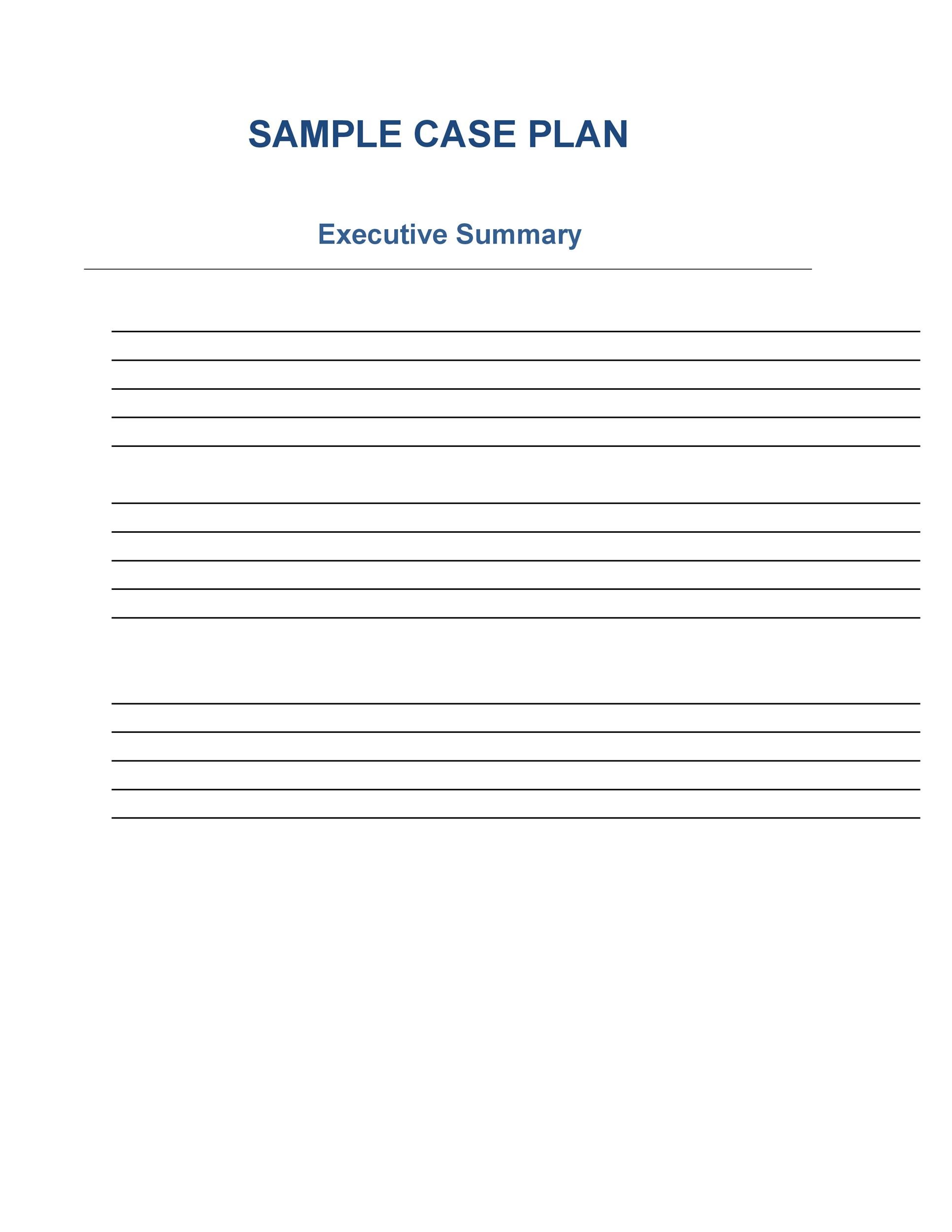simple business case template example