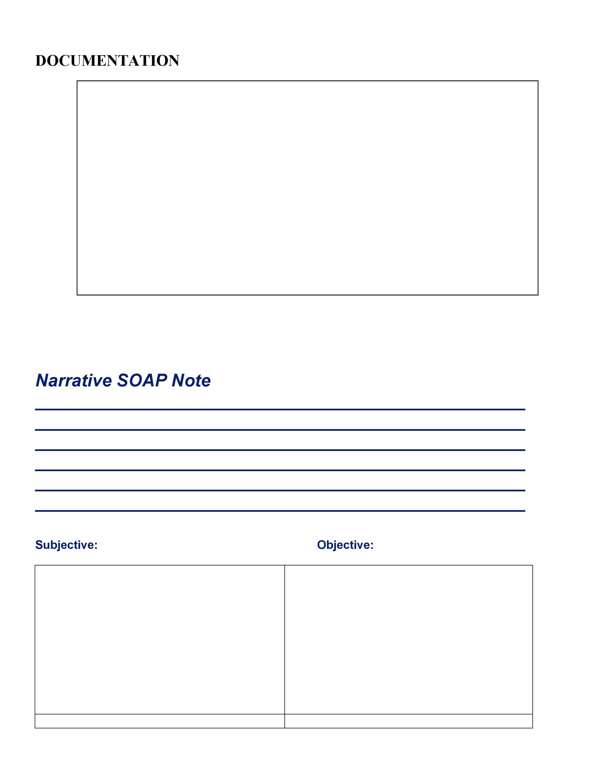 Free Soap Note Template 05