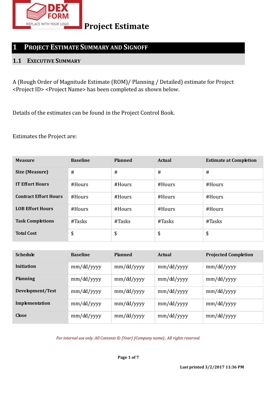 44 Free Estimate Template Forms [Construction, Repair 