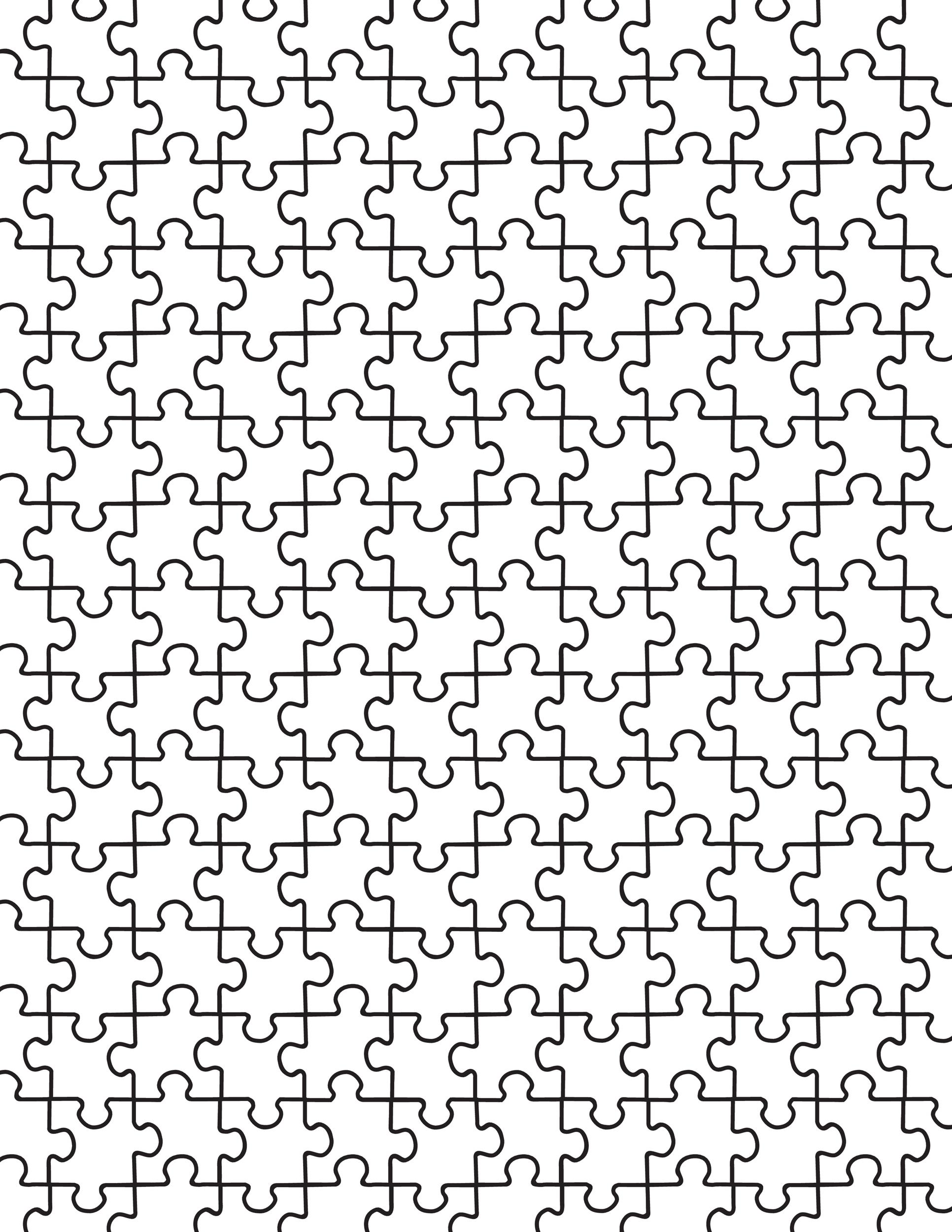 Free puzzle piece template 05