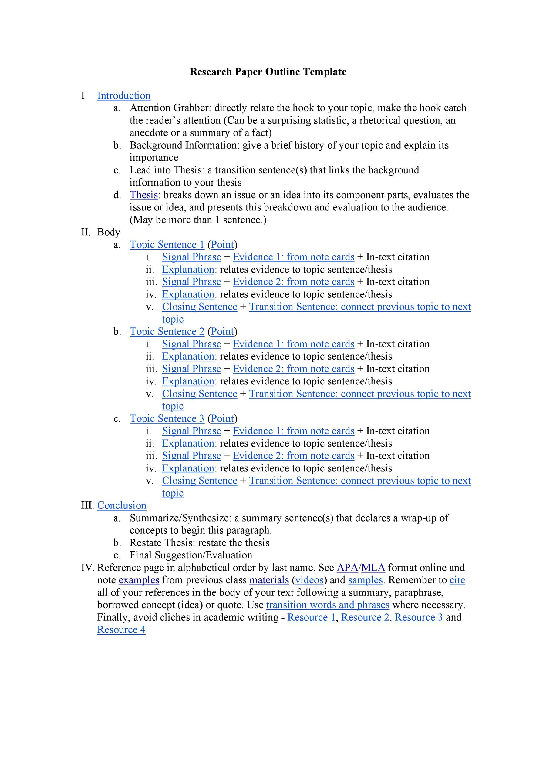 Free Research Proposal Template 27