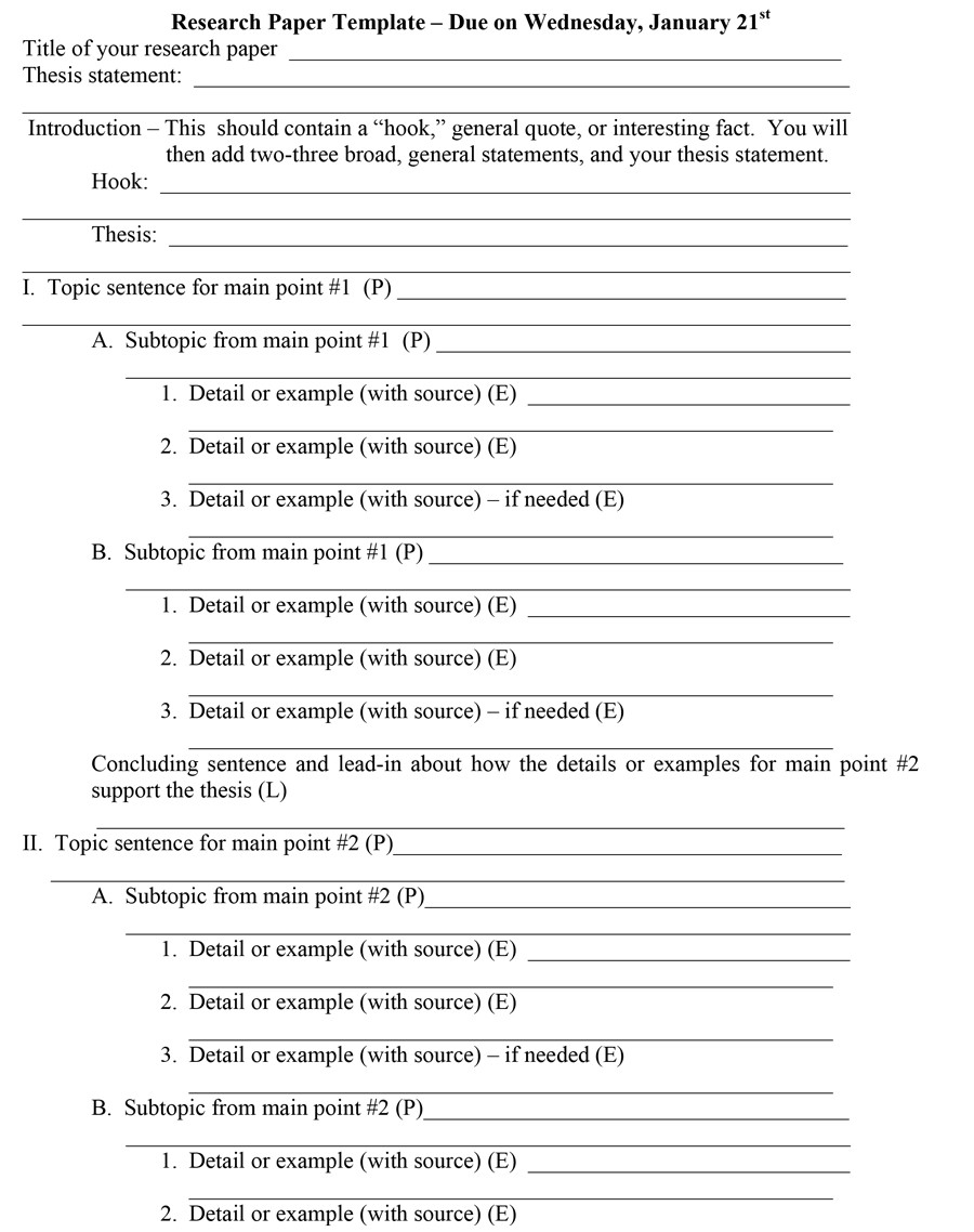 Free Research Proposal Template 29