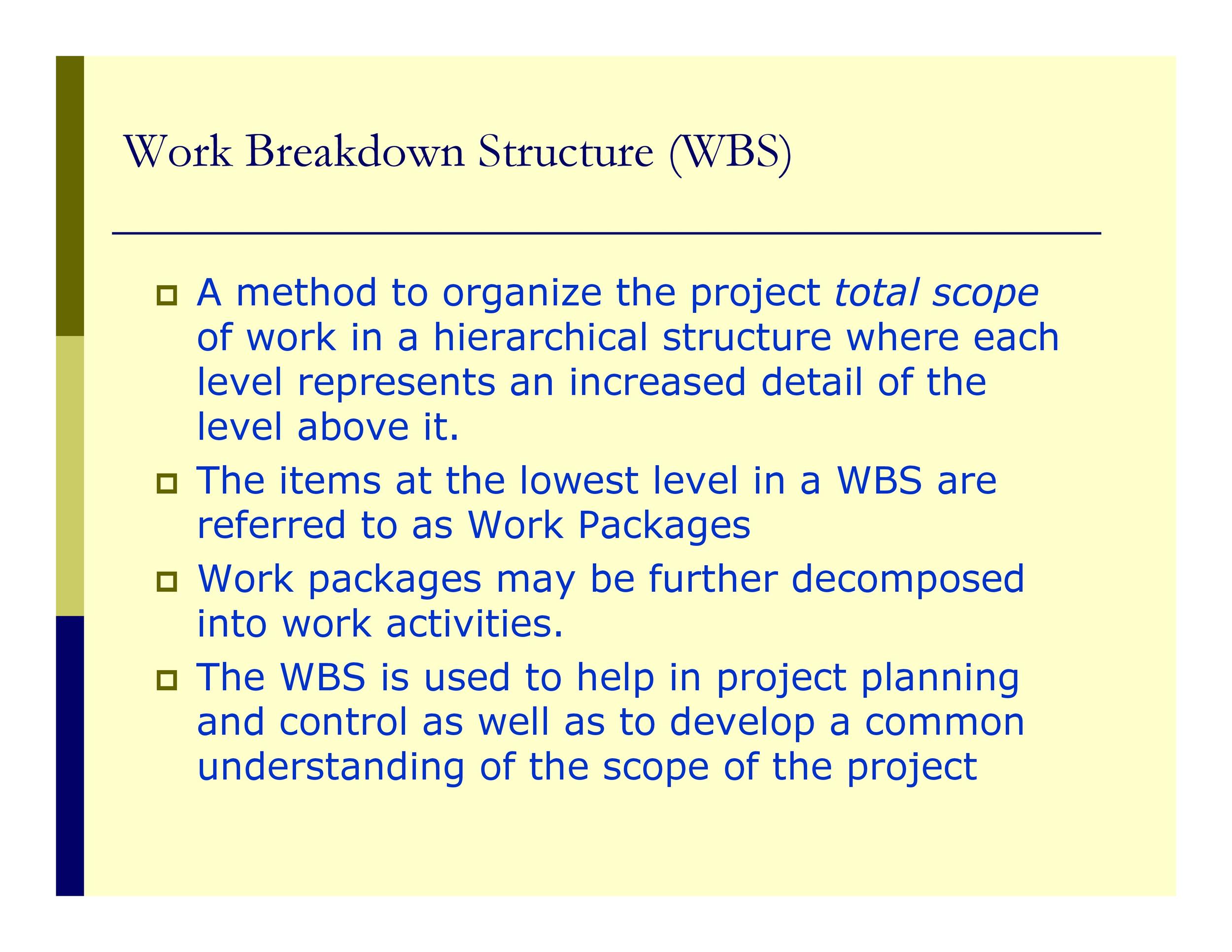 Free work breakdown structure template 39