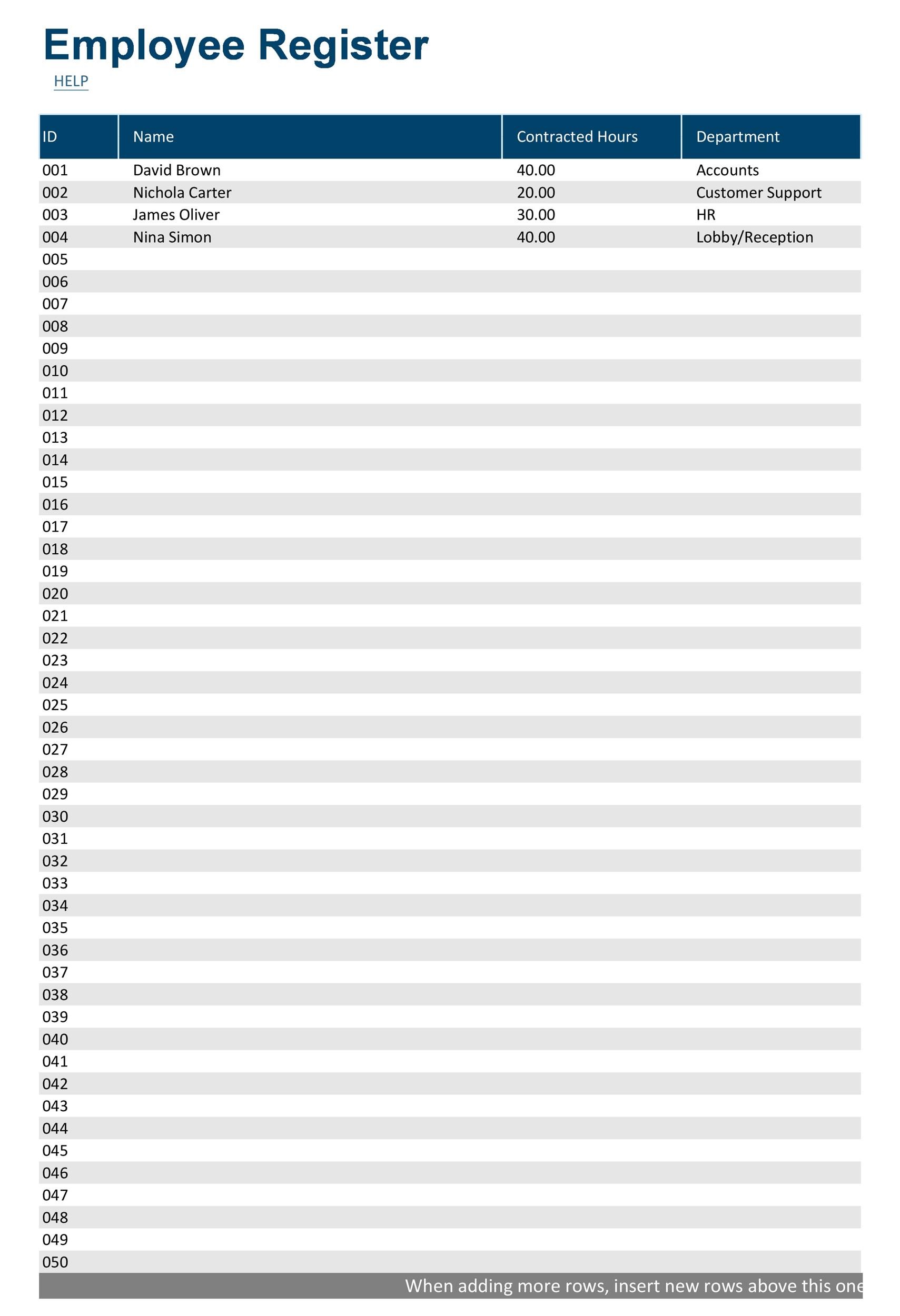 Free Dupont Schedule Template 06