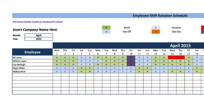 14 Dupont Shift Schedule Templats for any Company Free ᐅ TemplateLab