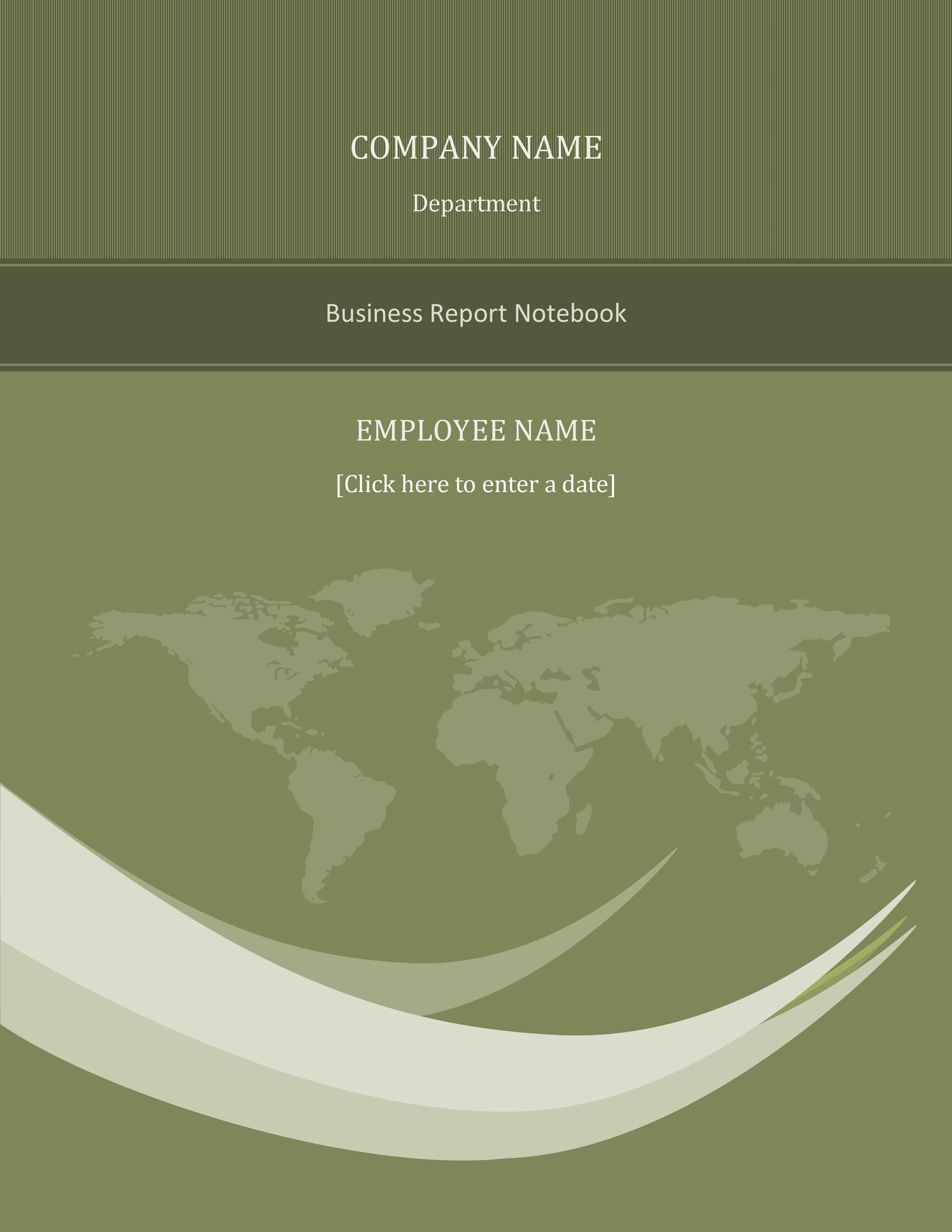 Free business report template 16