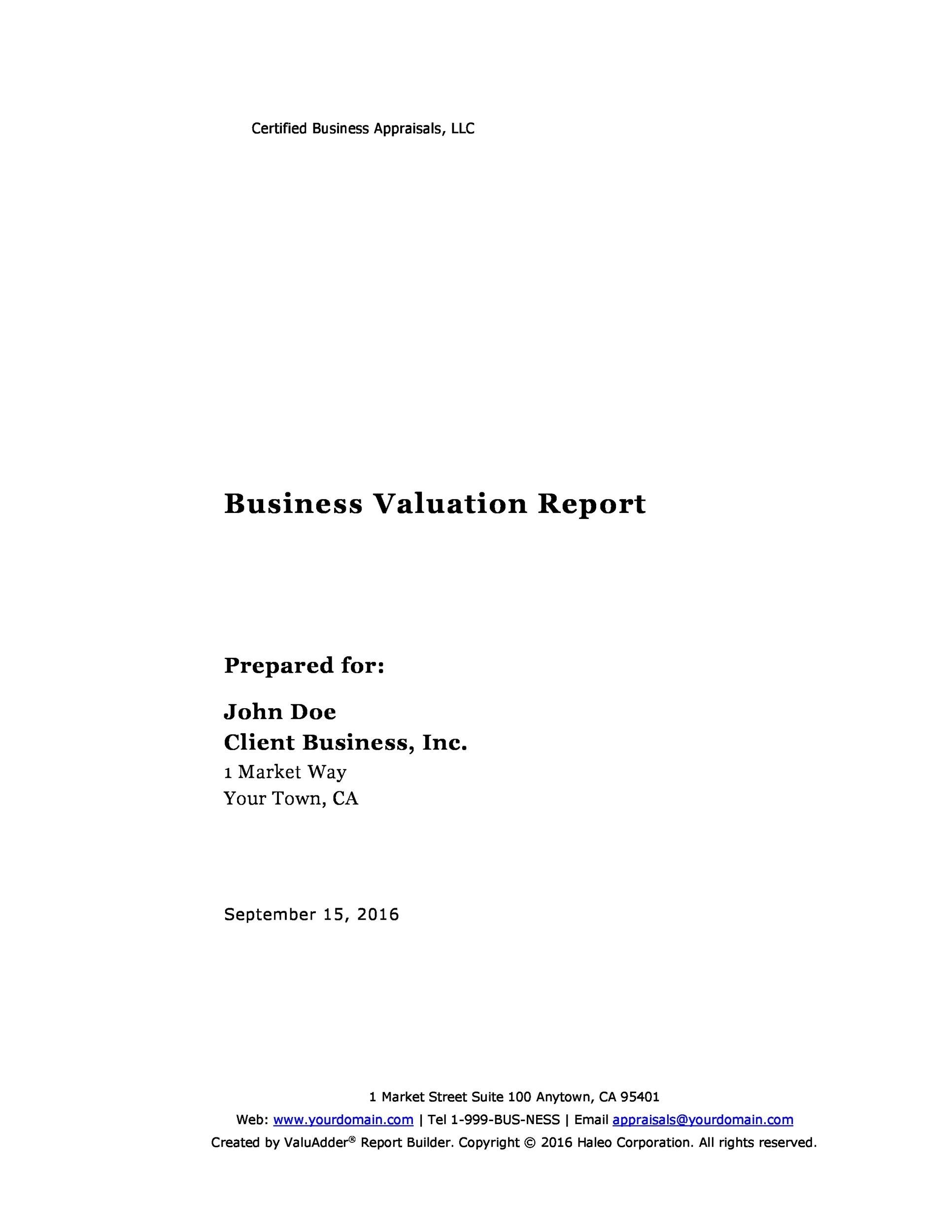 30 Business Report Templates Format Examples TemplateLab
