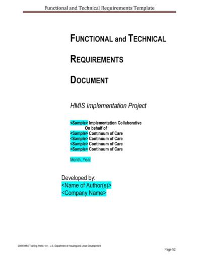 40+ Simple Business Requirements Document Templates ᐅ TemplateLab