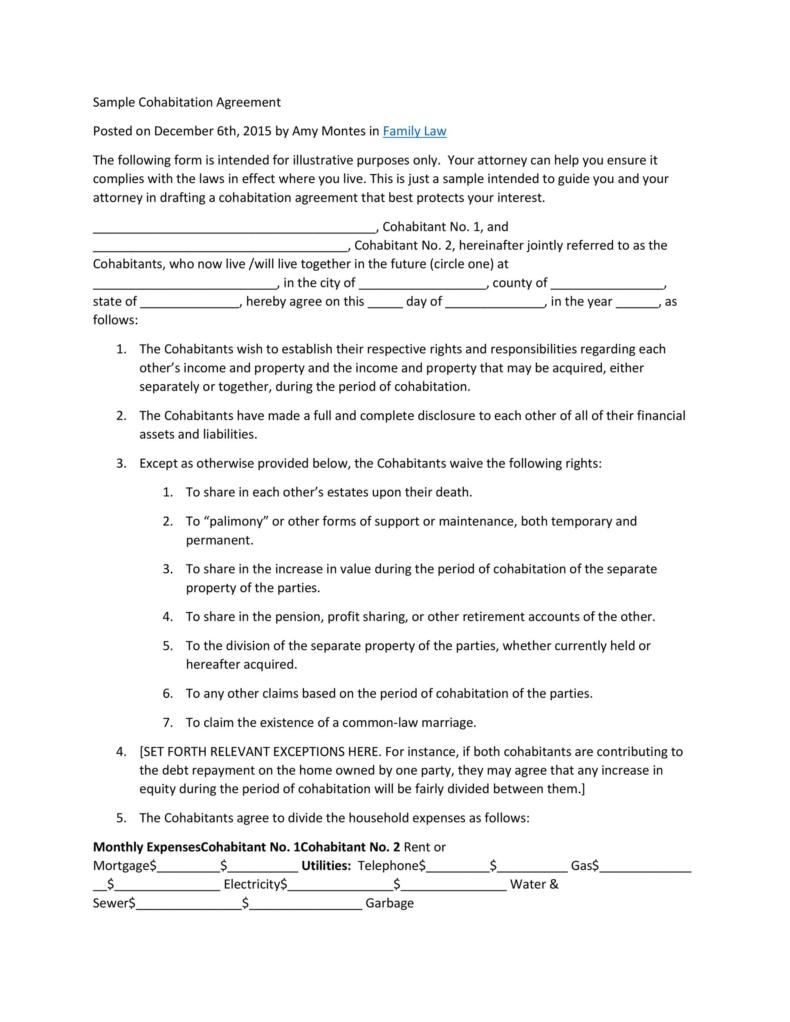 cohabitation-agreement-30-free-templates-forms-templatelab
