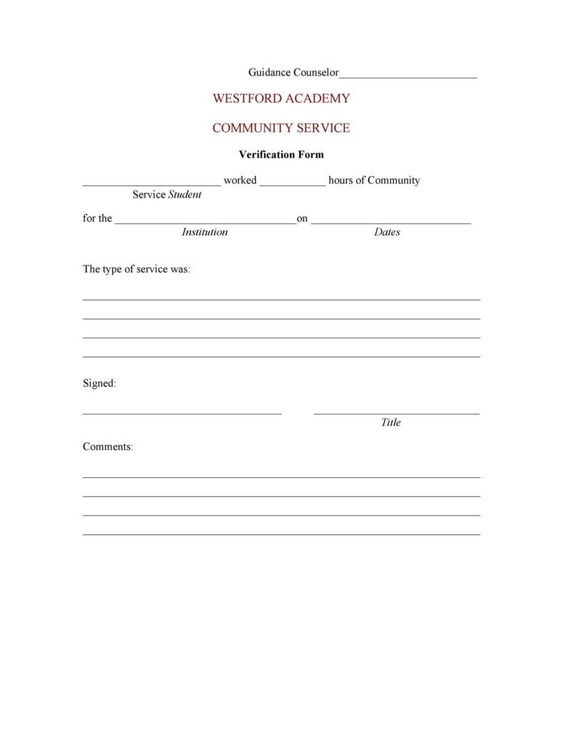 40+ Free Community Service Letter Templates [& Examples]
