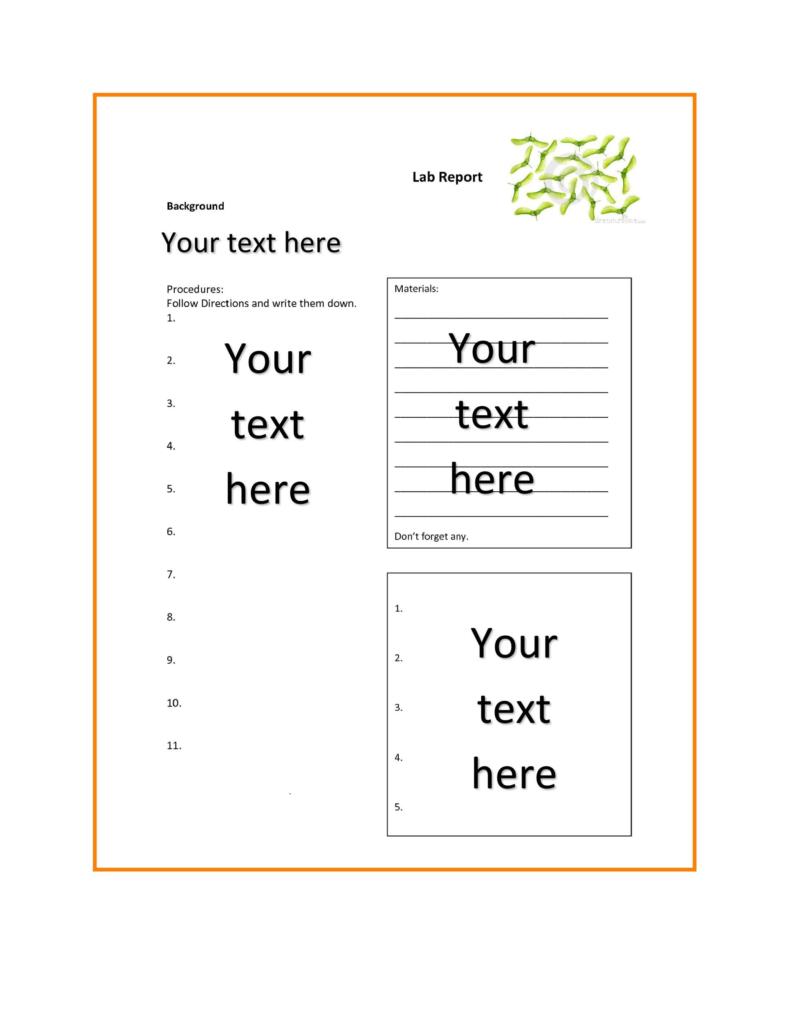 40 Lab Report Templates & Format Examples ᐅ TemplateLab