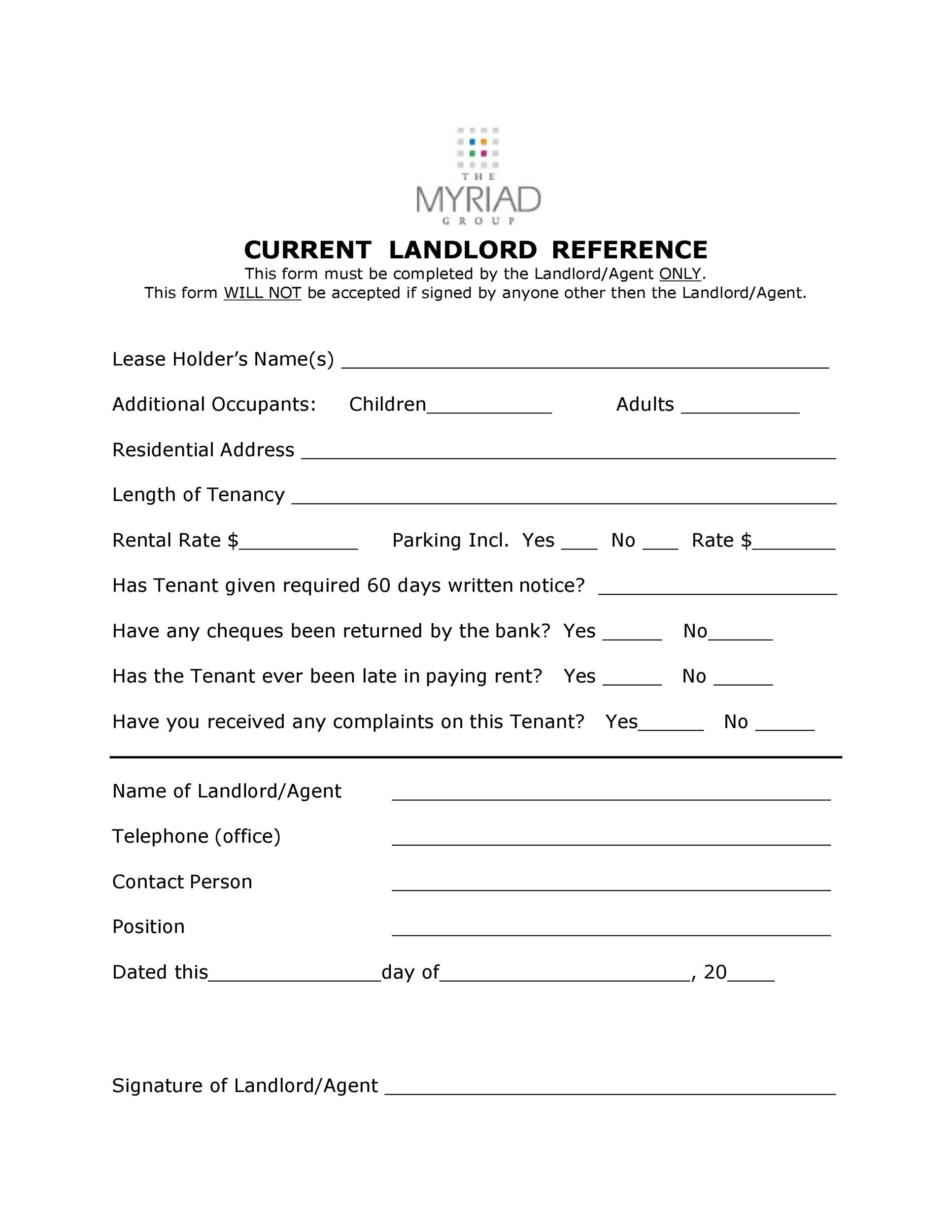 Free landlord reference letter 12