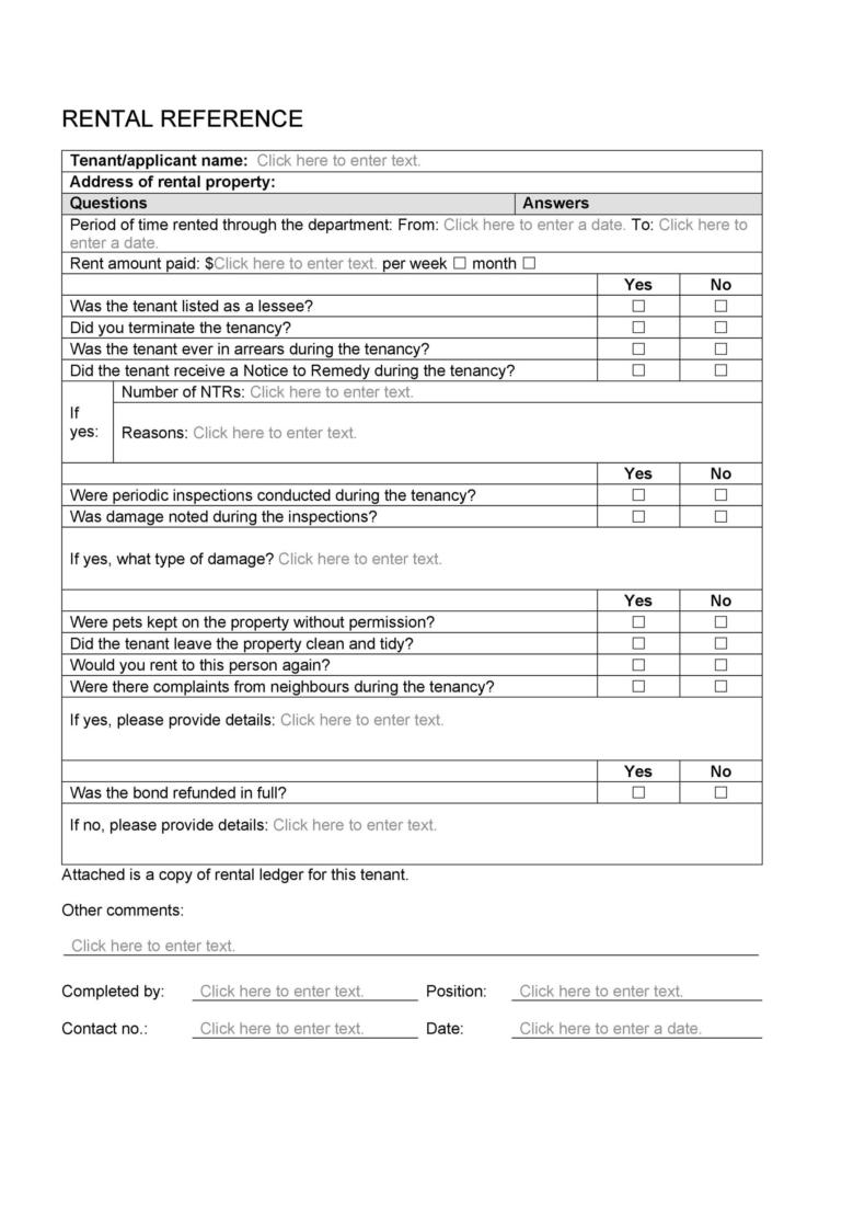40+ Landlord Reference Letters & Form Samples ᐅ TemplateLab