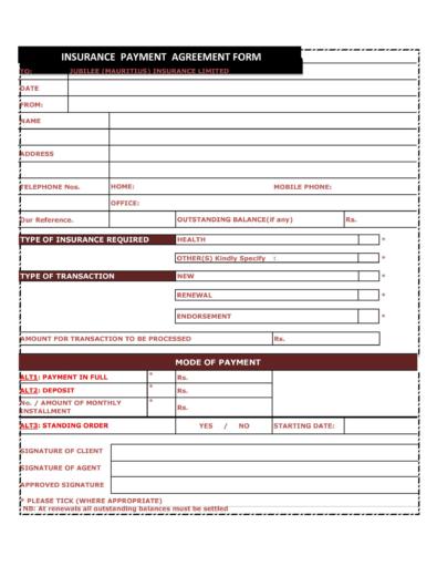 Payment Agreement - 41 Templates &amp; Contracts ᐅ TemplateLab
