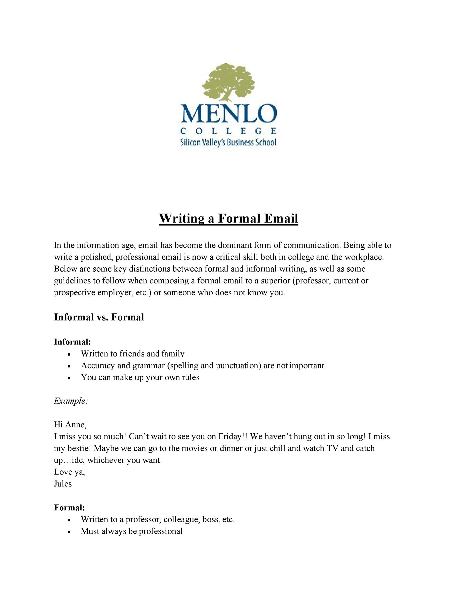 Free professional email example 02