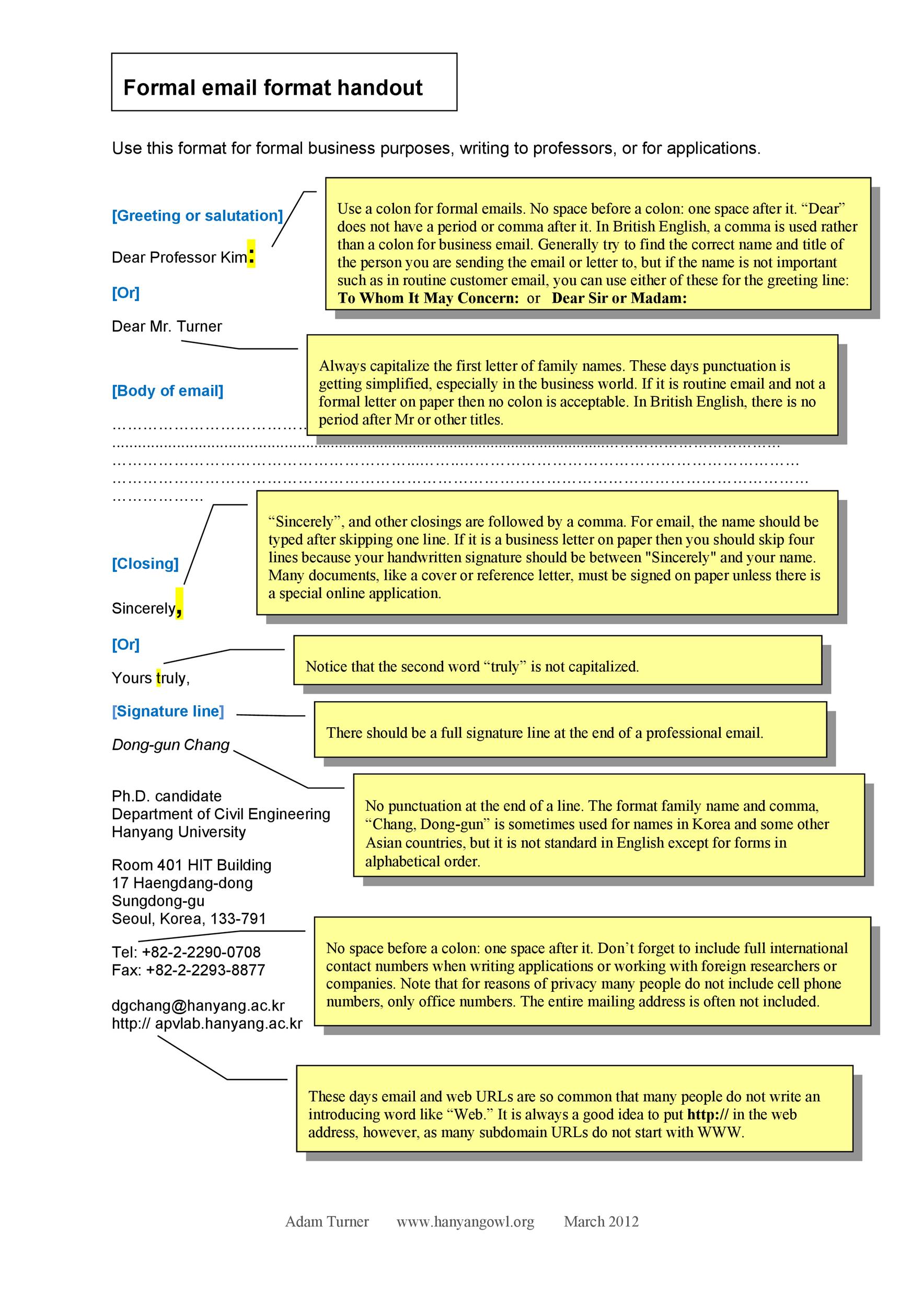 Parts Of An Email Template