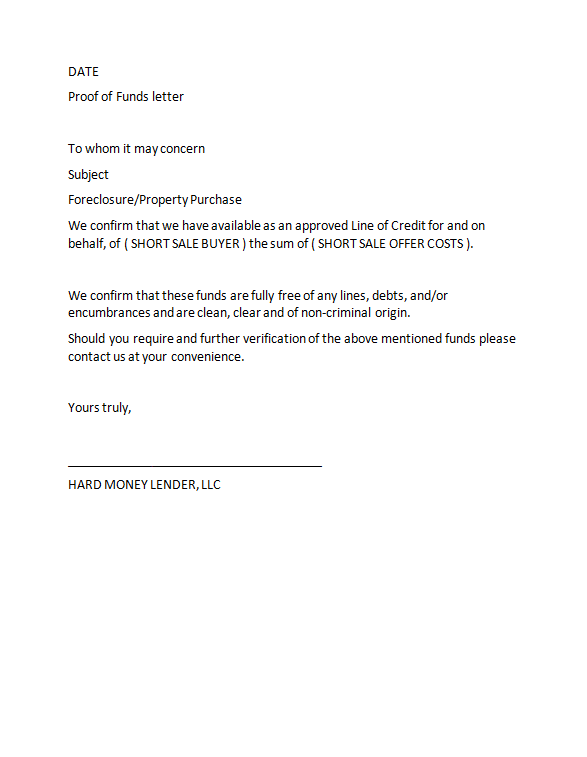 Proof Of Payment Letter Collection | Letter Template Collection