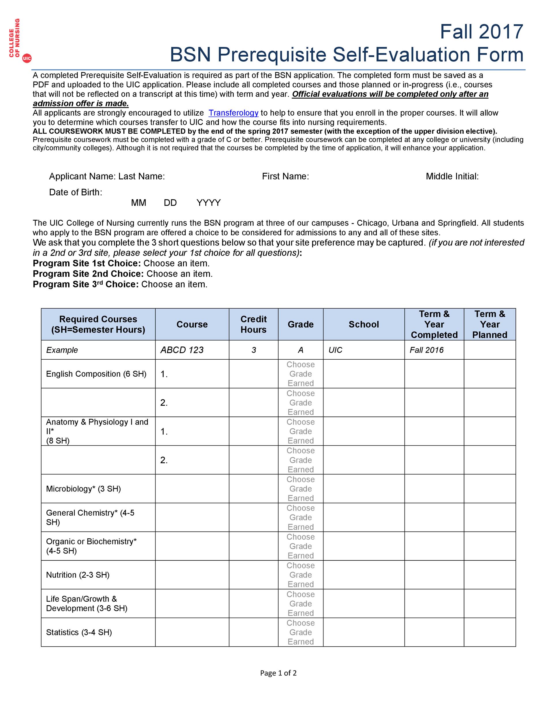 Ejemplos de autoevaluación gratis 09