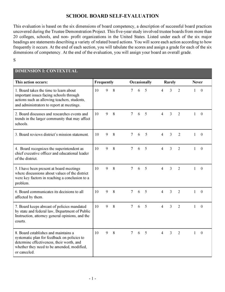 50+ Self Evaluation Examples, Forms & Questions ᐅ TemplateLab