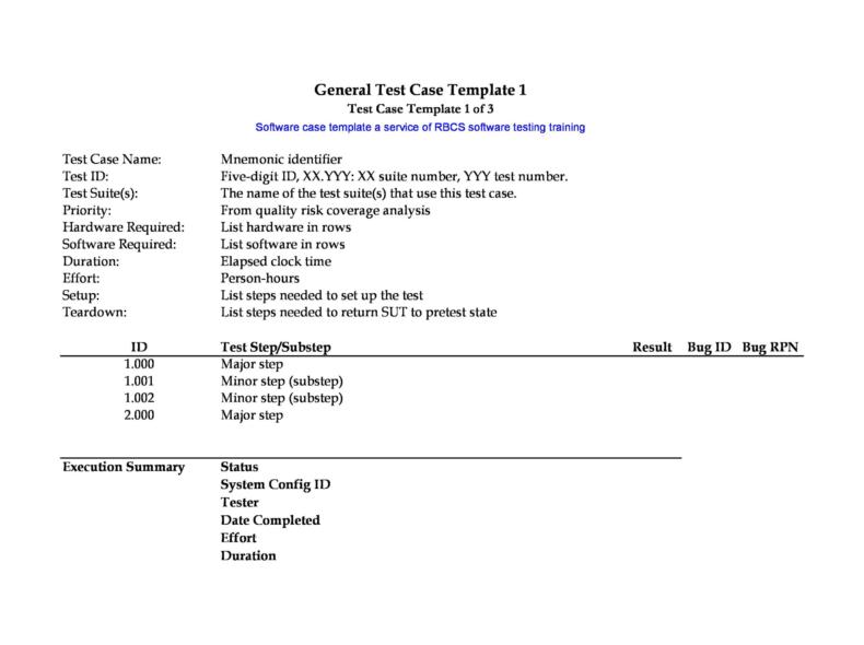 43 Test Case Templates / Examples from TOP Software Companies ᐅ TemplateLab