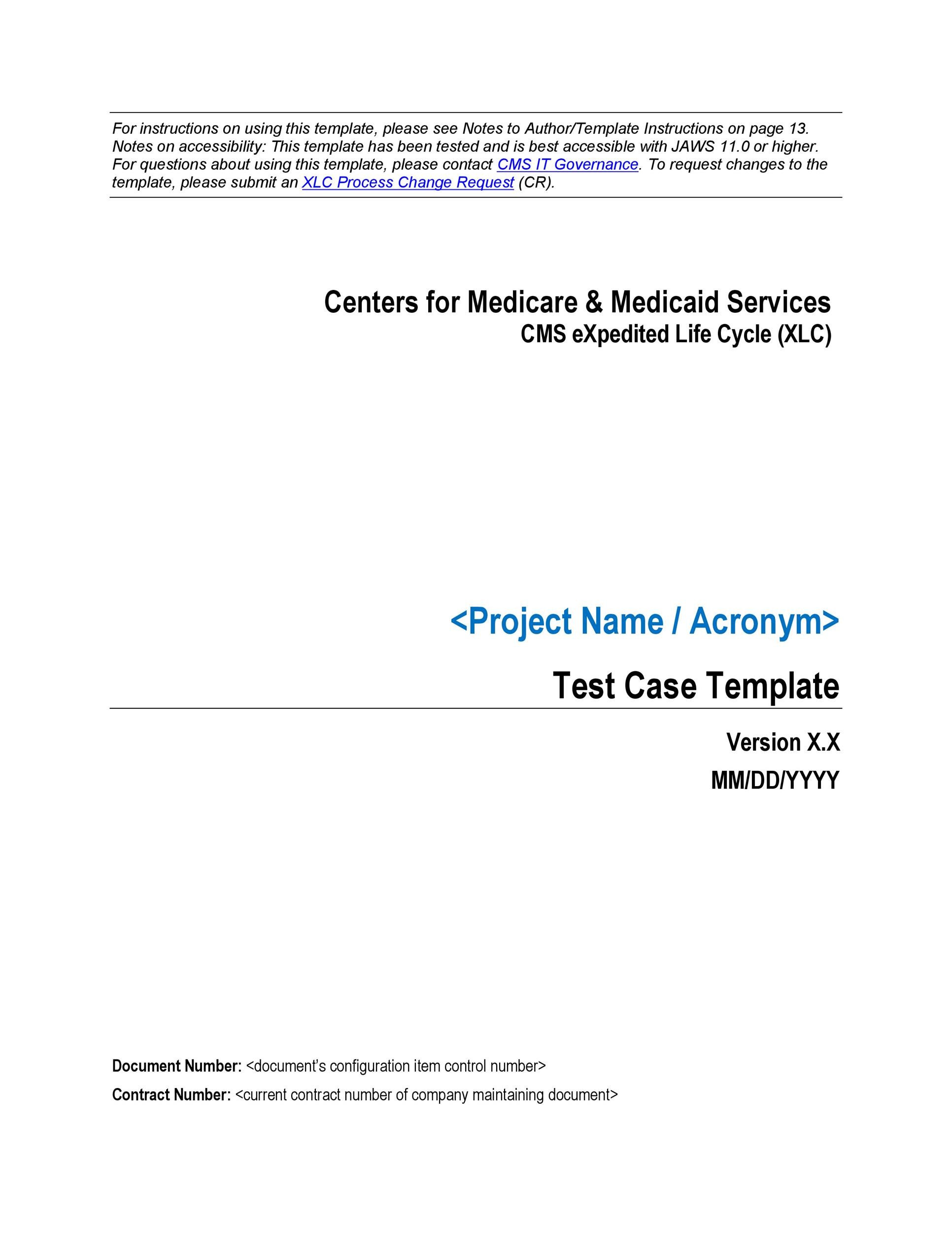 Free test case template 13
