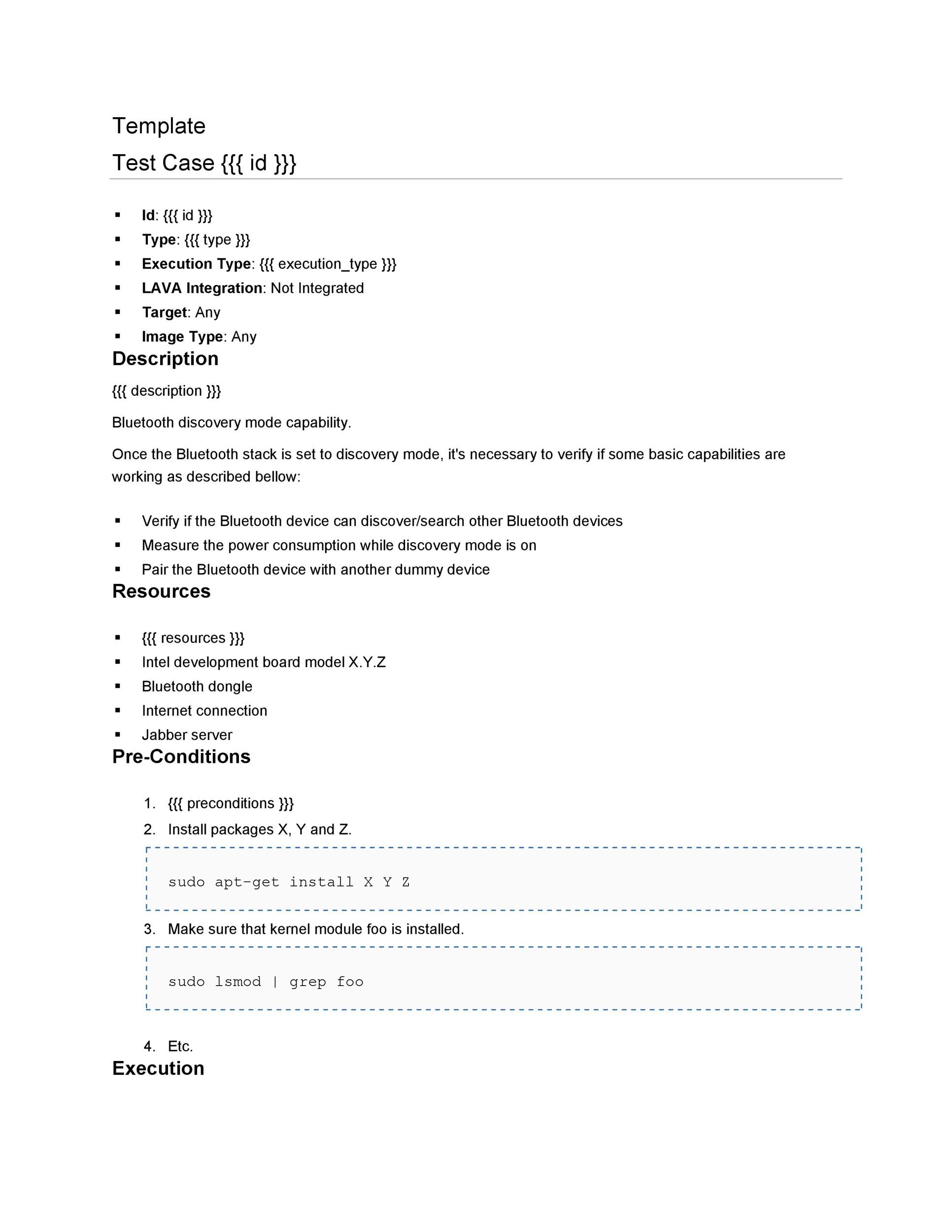 Free test case template 28