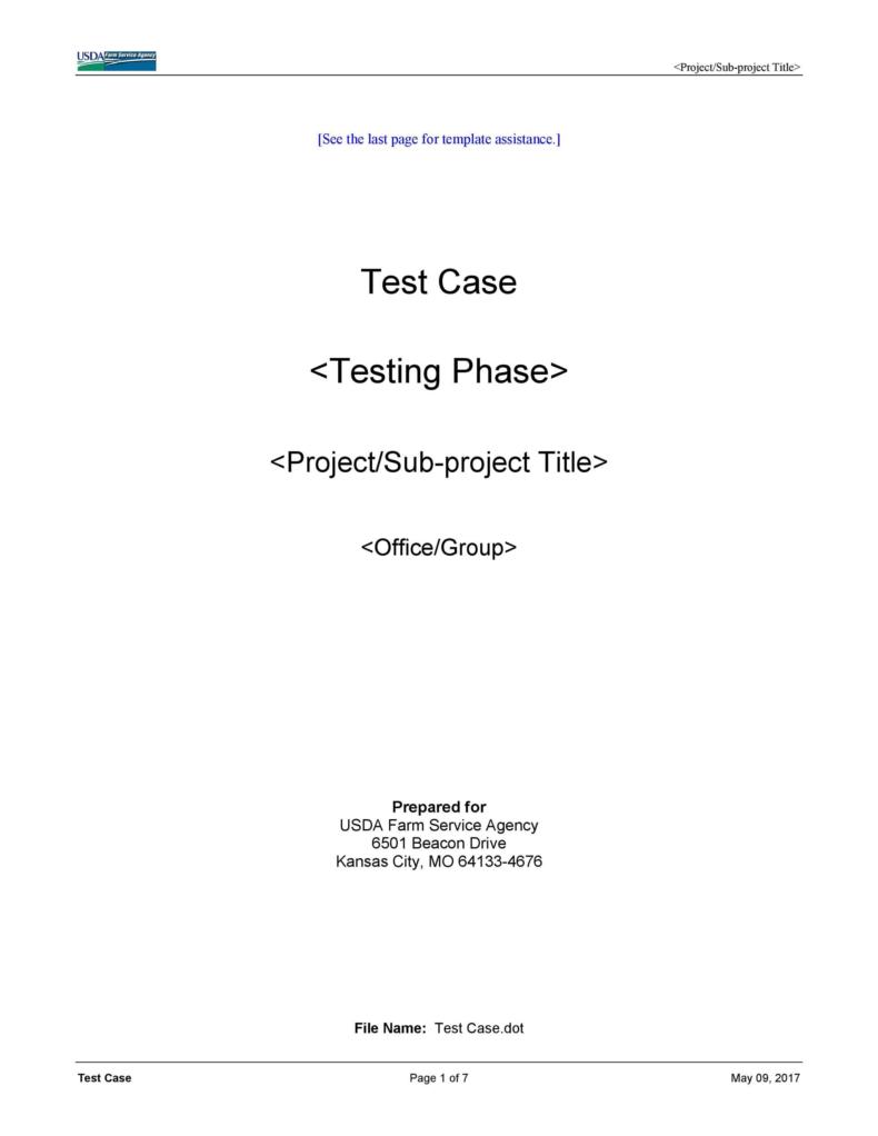 43 Test Case Templates / Examples from TOP Software Companies ᐅ TemplateLab