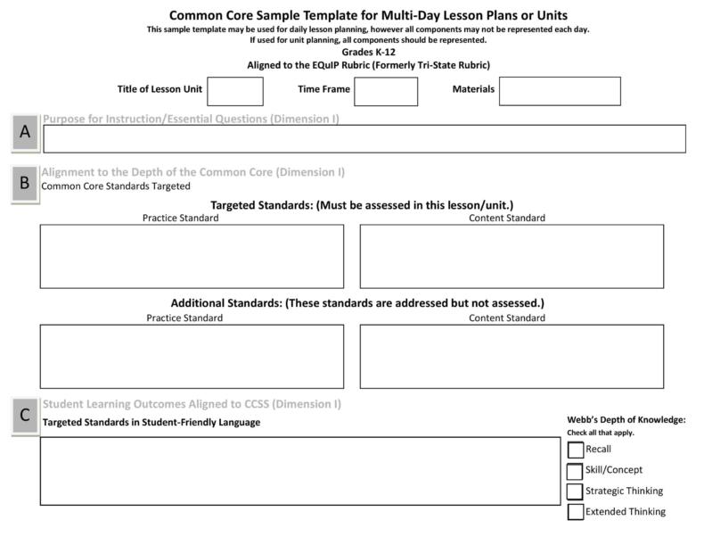 unit plan template that can be downloaded using microsoft word