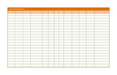 Free contact list template 13