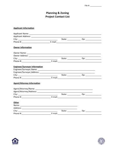 Free contact list template 28