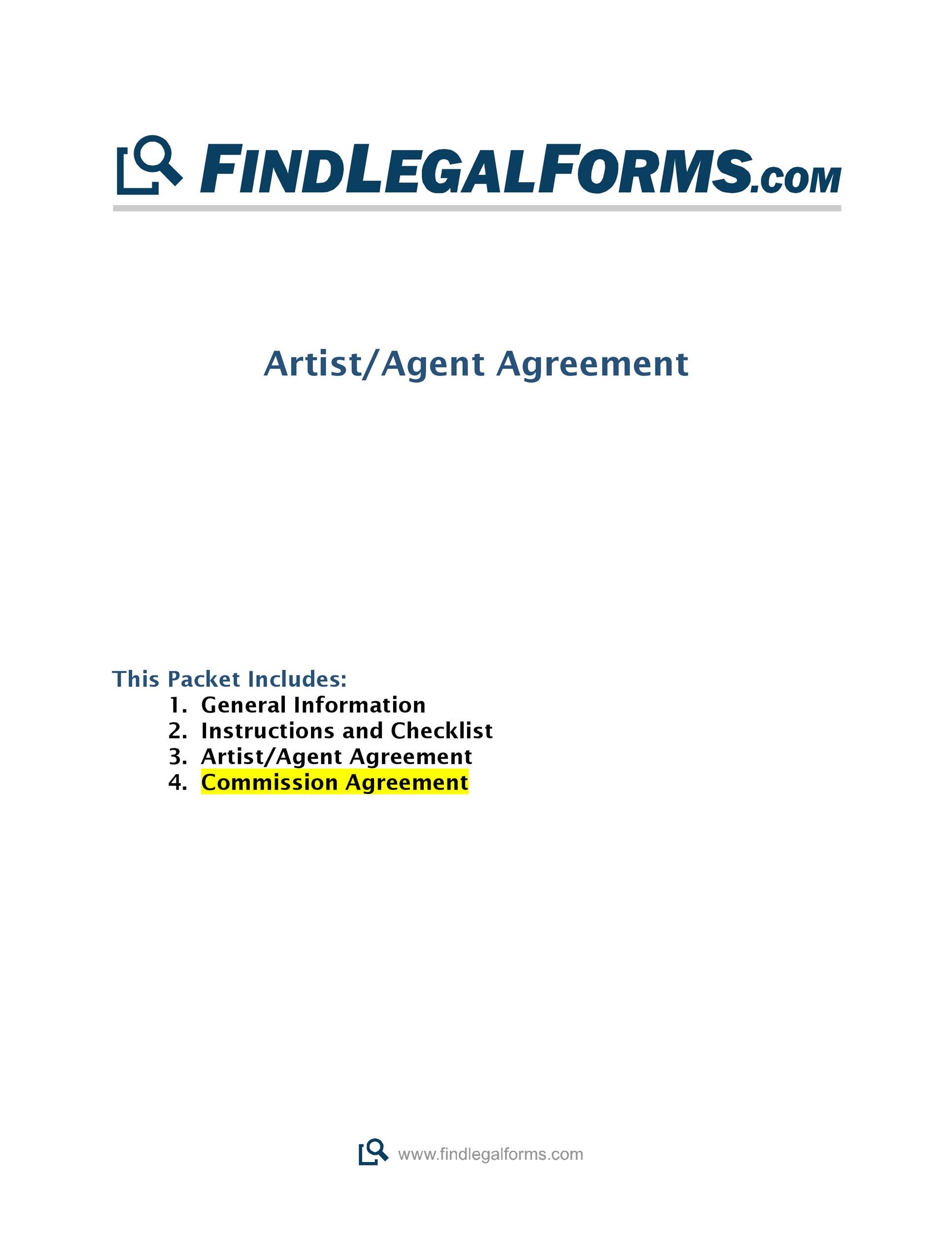 Free Commission Agreement Template 03