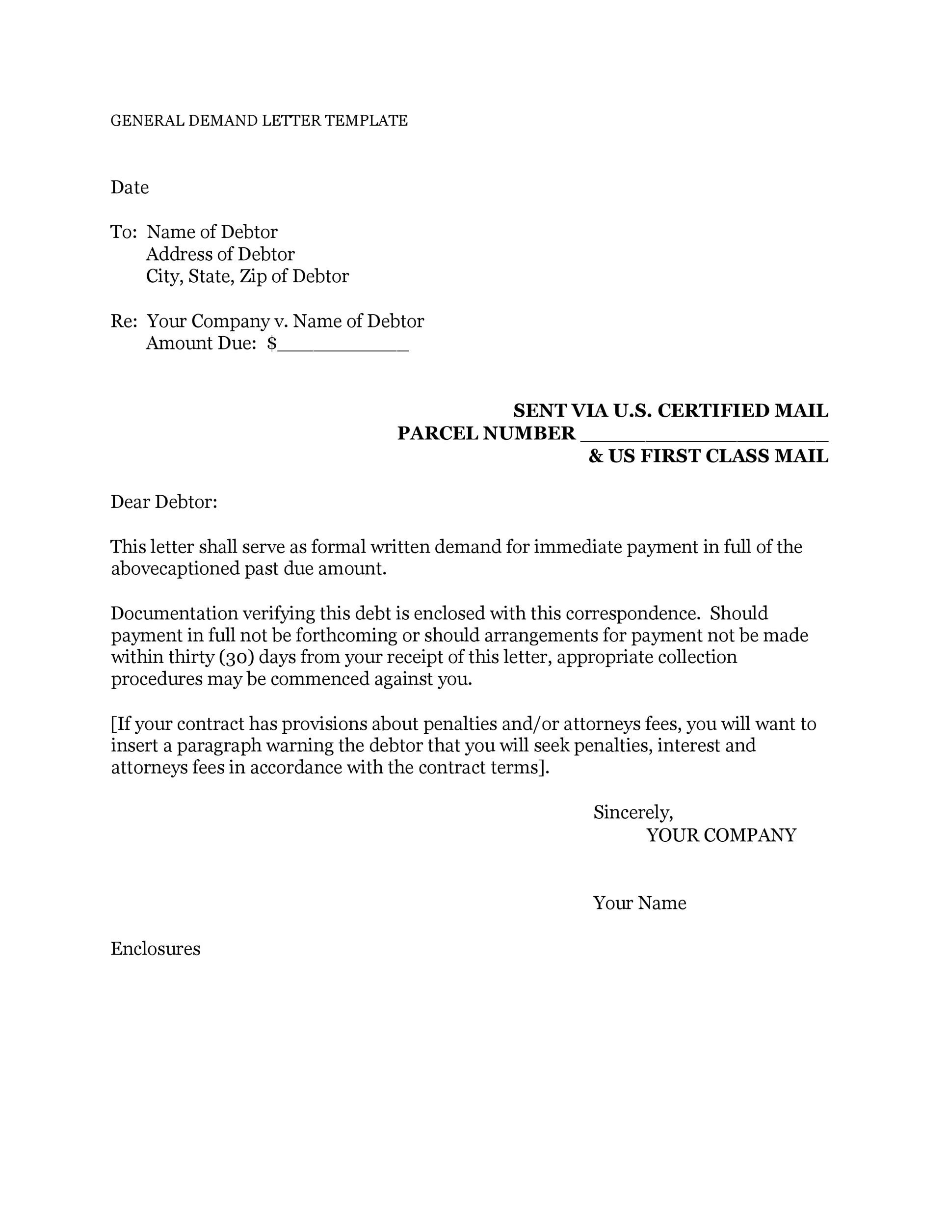 Robocall Demand Letter Template Free