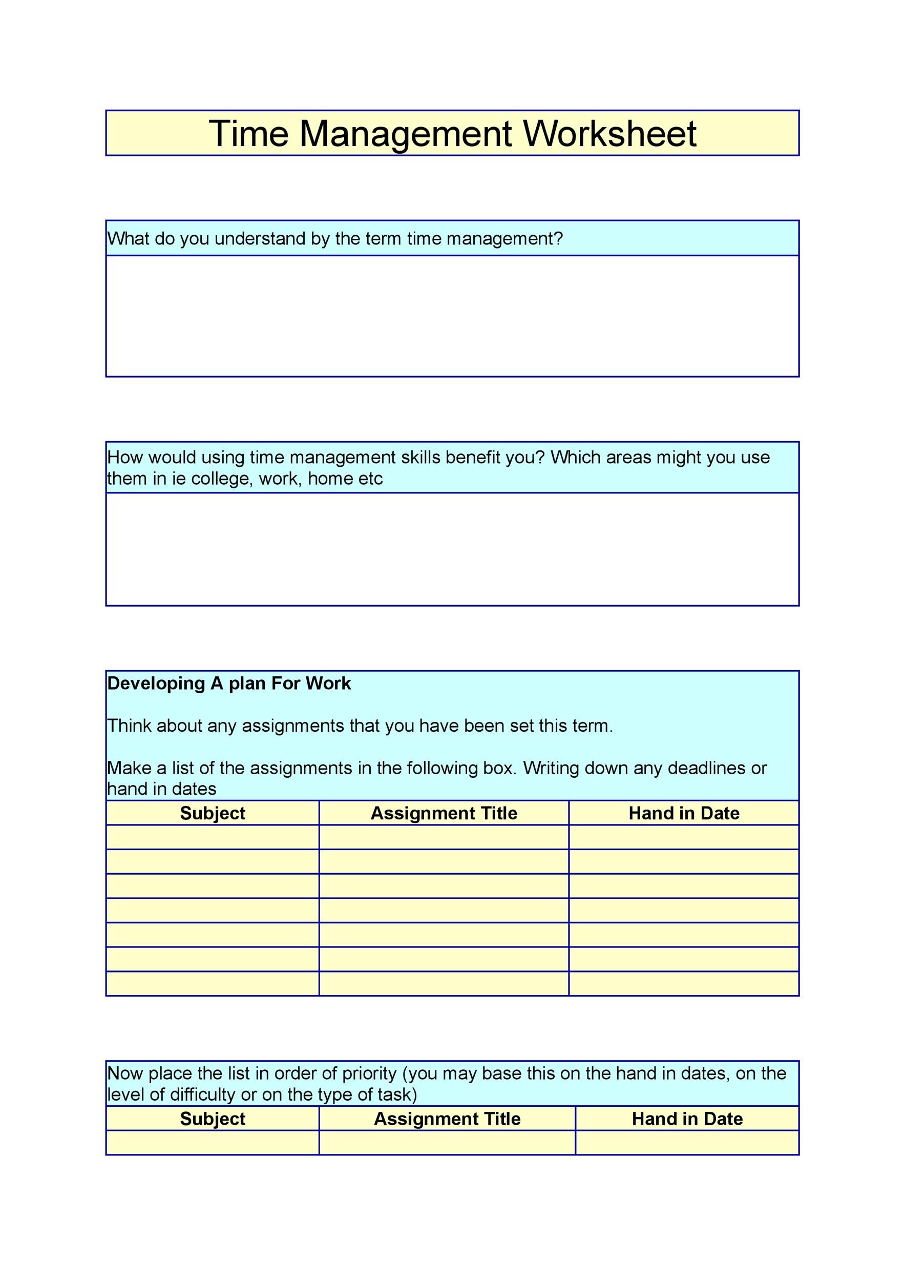 41 S M A R T Goal Setting Templates Worksheets TemplateLab