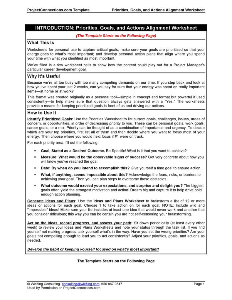 41 S.M.A.R.T Goal Setting Templates & Worksheets ᐅ TemplateLab