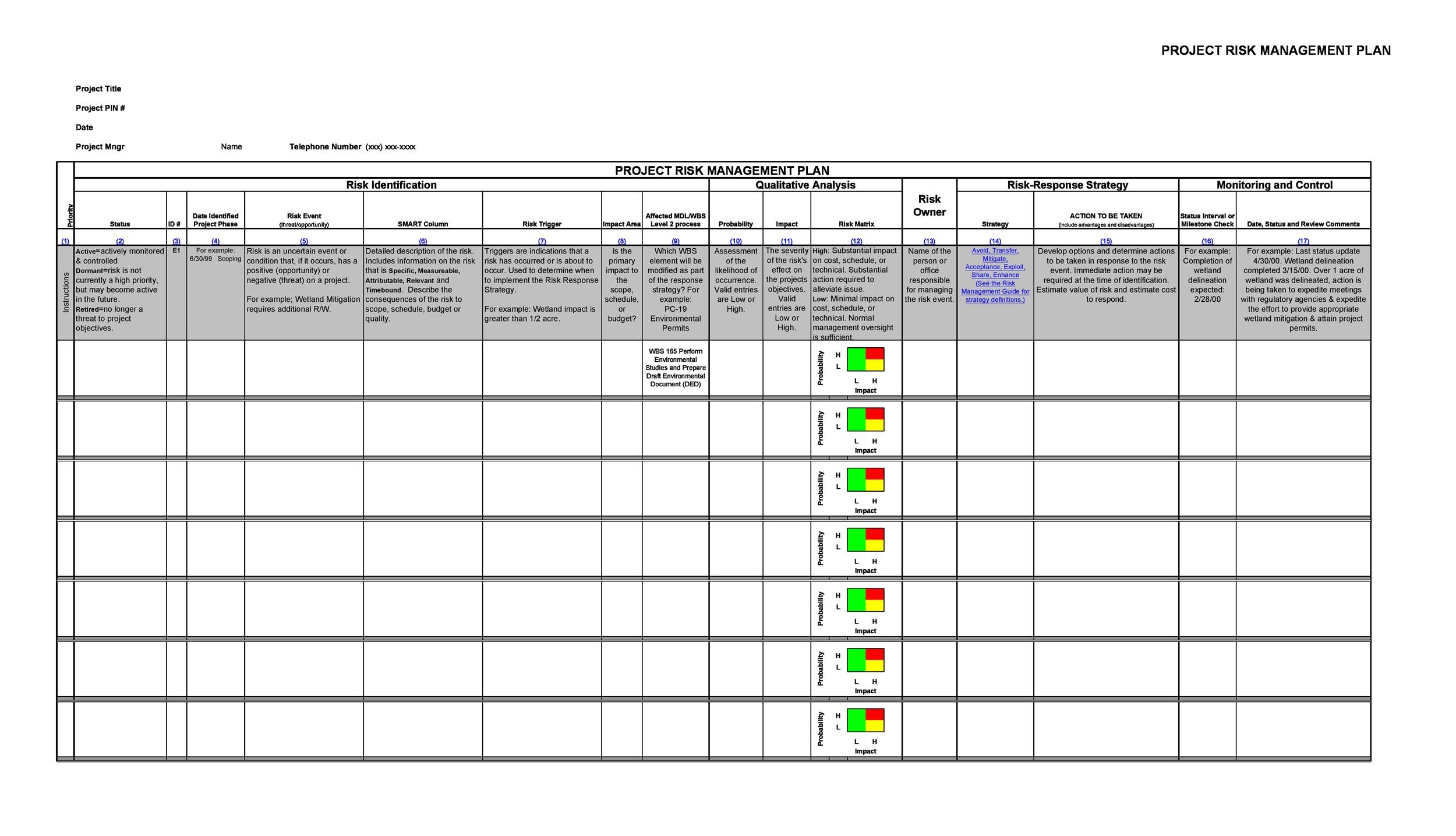 Simple Risk Assessment Template from templatelab.com