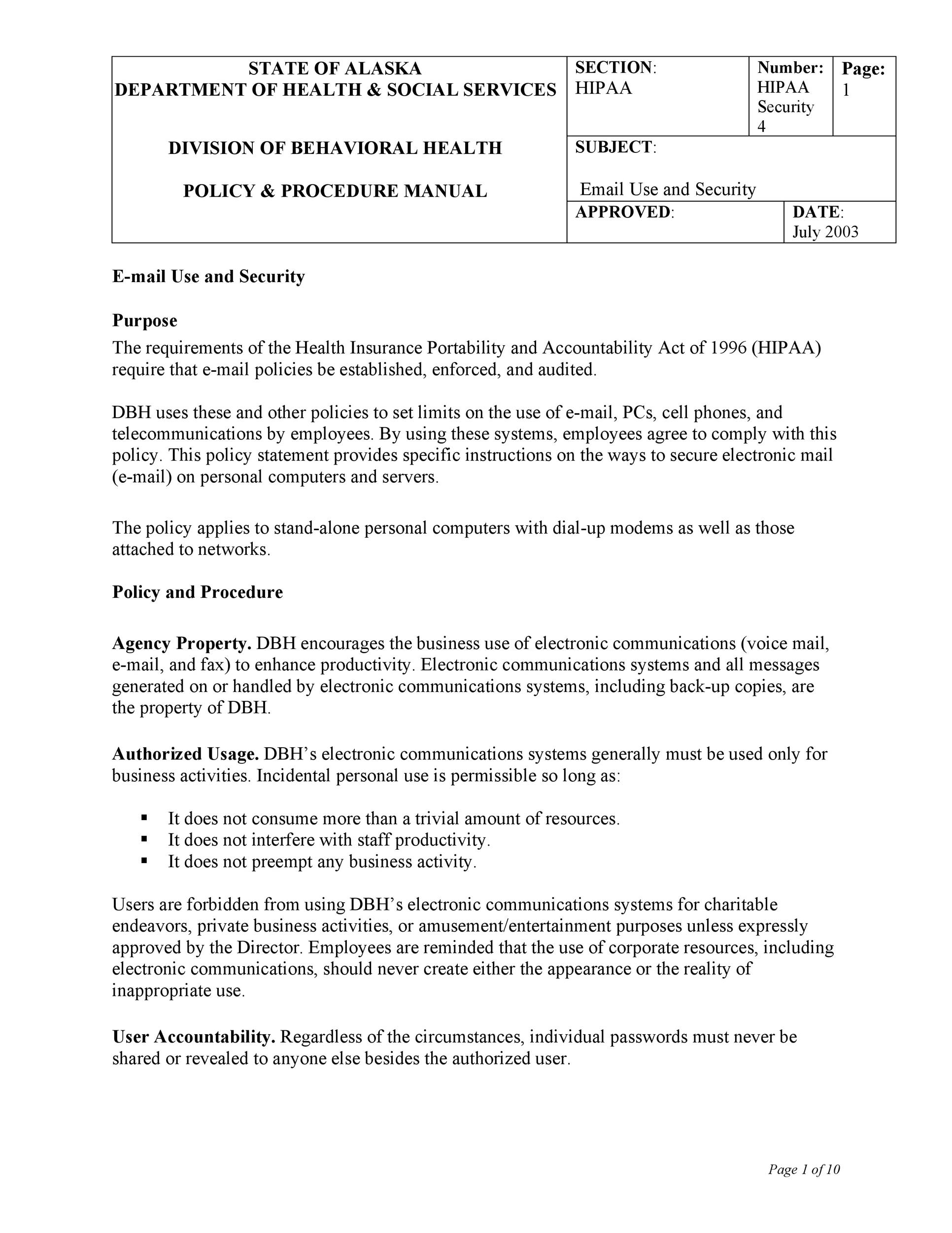 42 Information Security Policy Templates Cyber Security TemplateLab