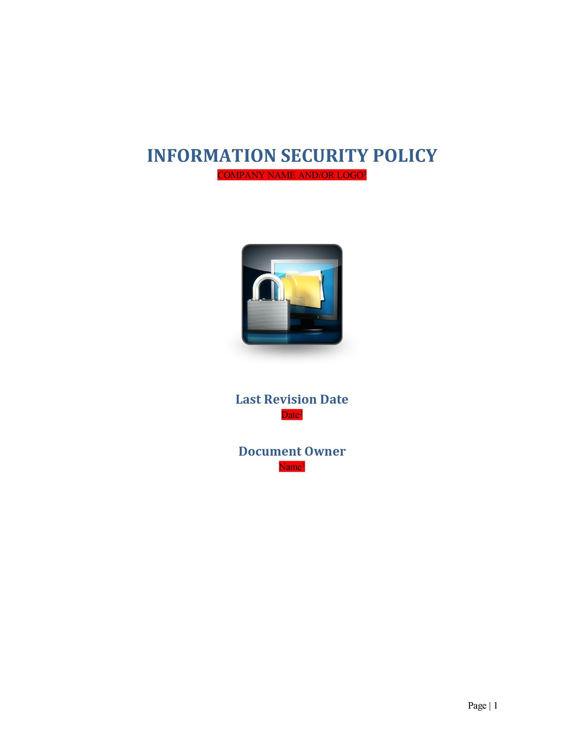 Free Security Policy 20