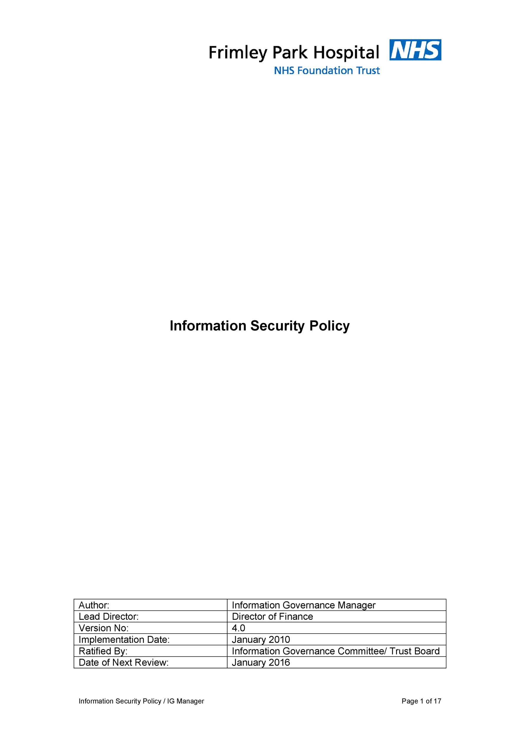 Free Security Policy 36