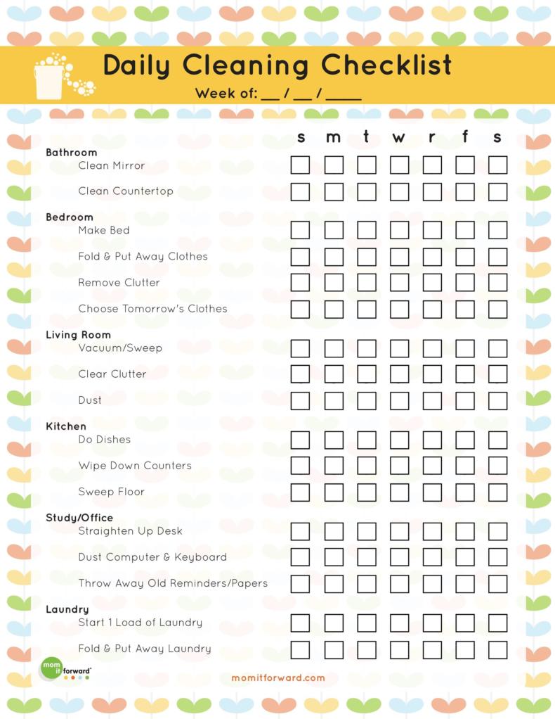 6 10 Cleaning List Template