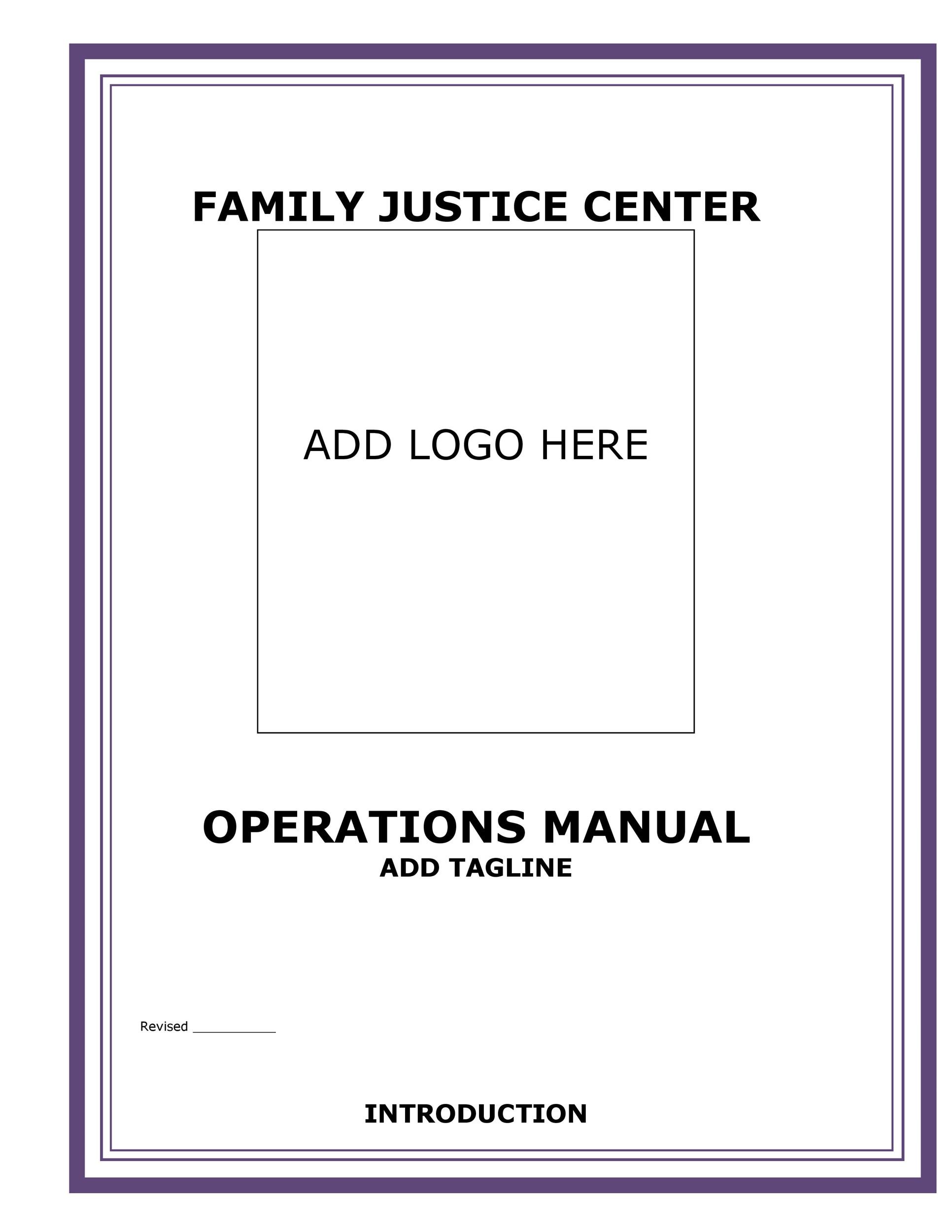 Free instruction manual template 31