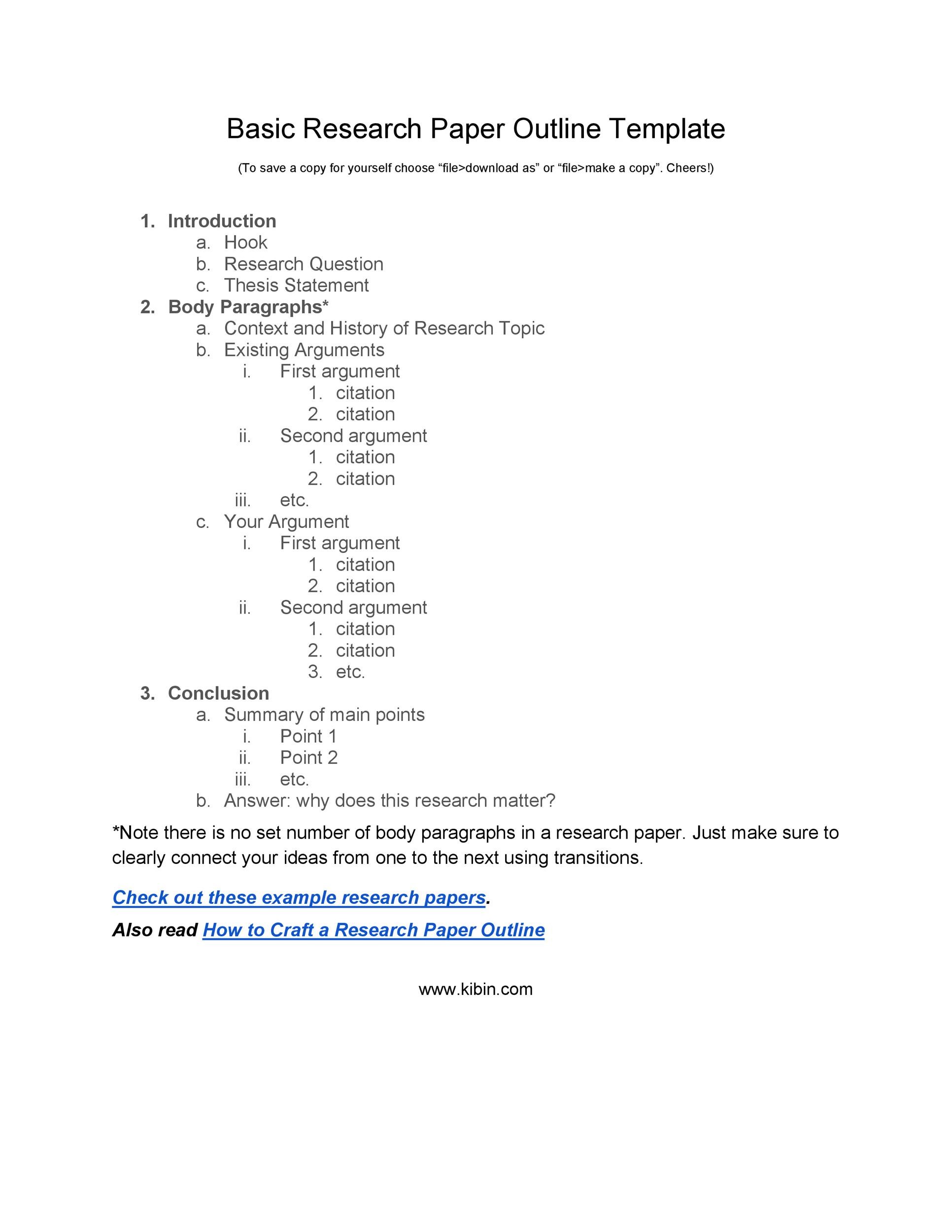 sample mla outline for essay