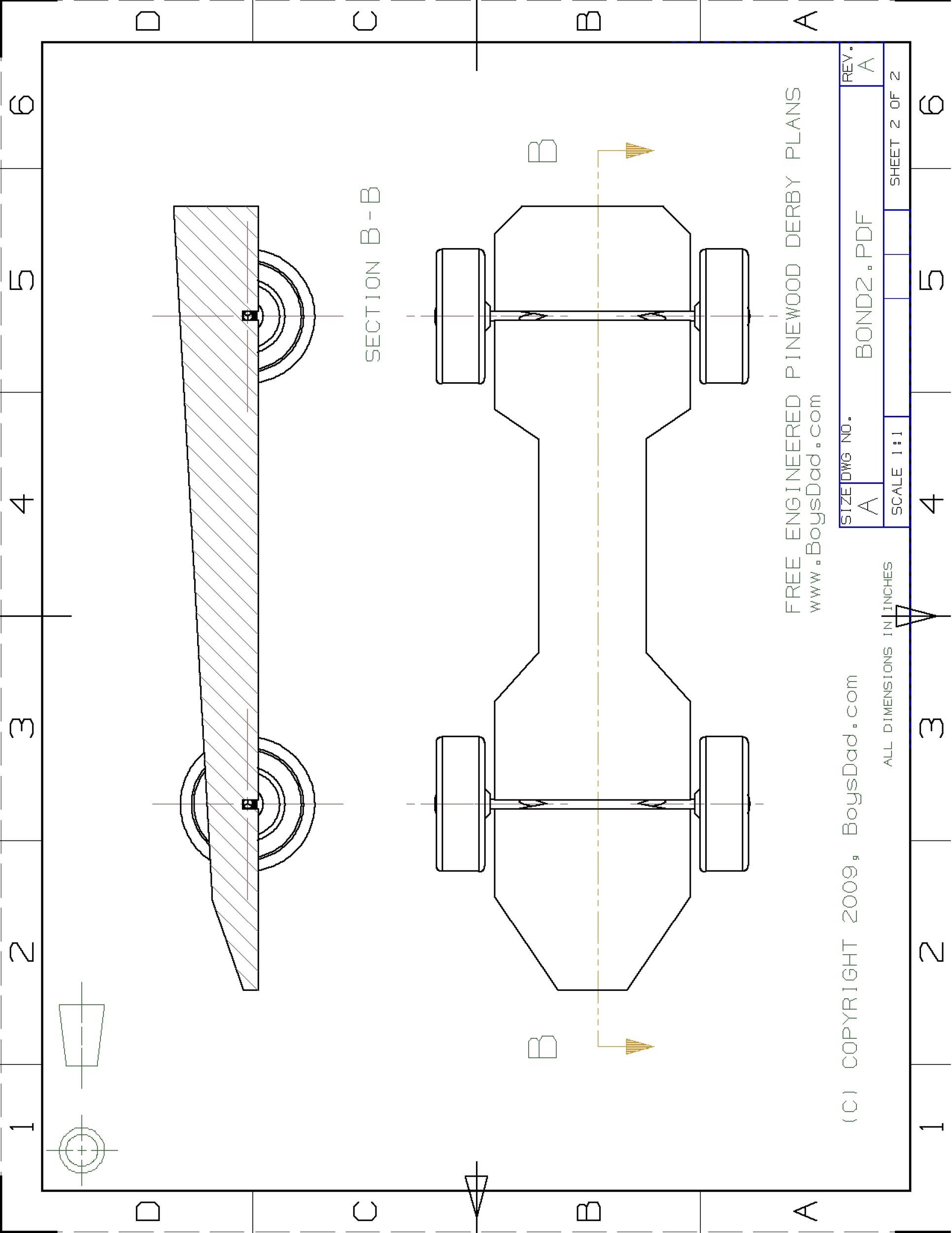 Fastest Pinewood Printable Cut Out Pinewood Derby Template Printable 