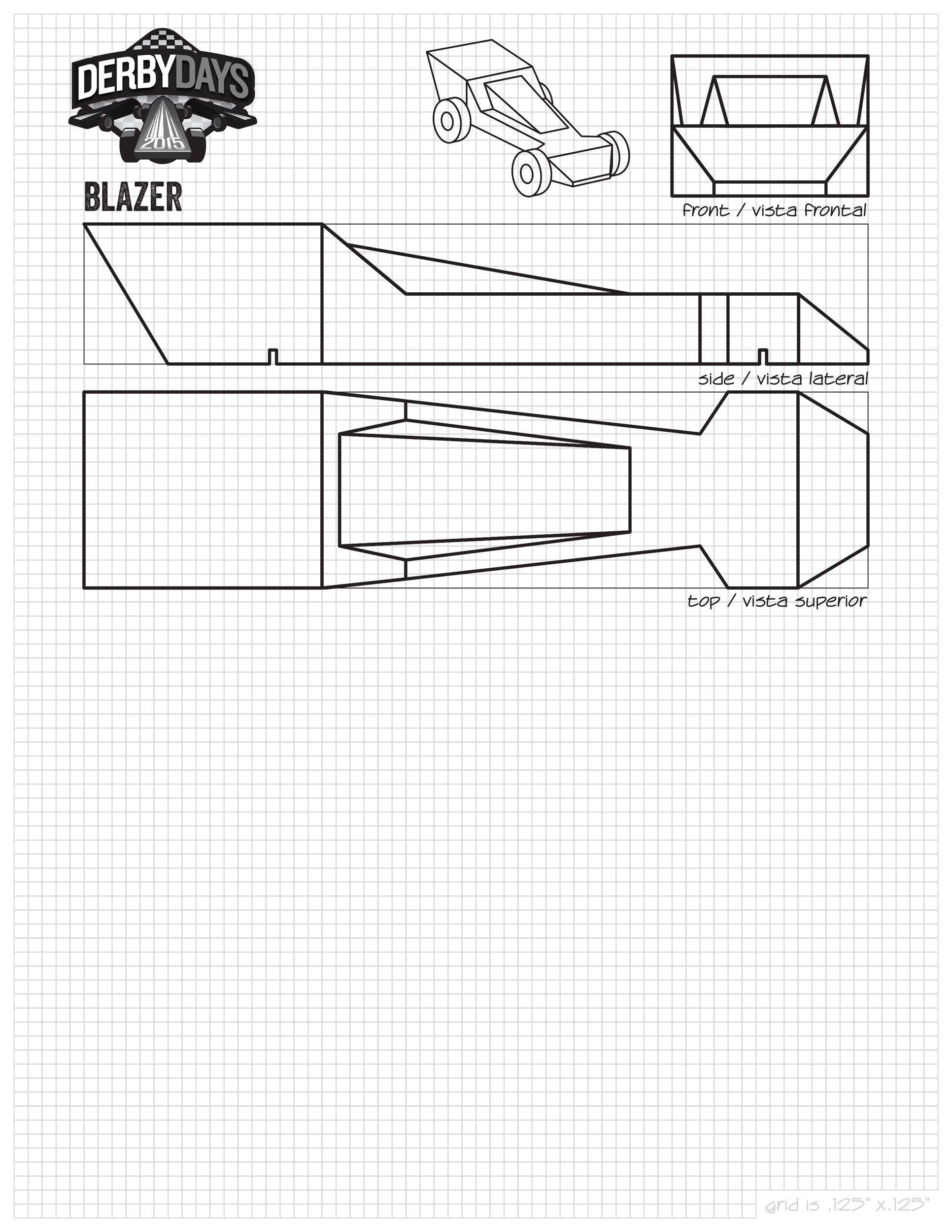 Free pinewood derby templates 08