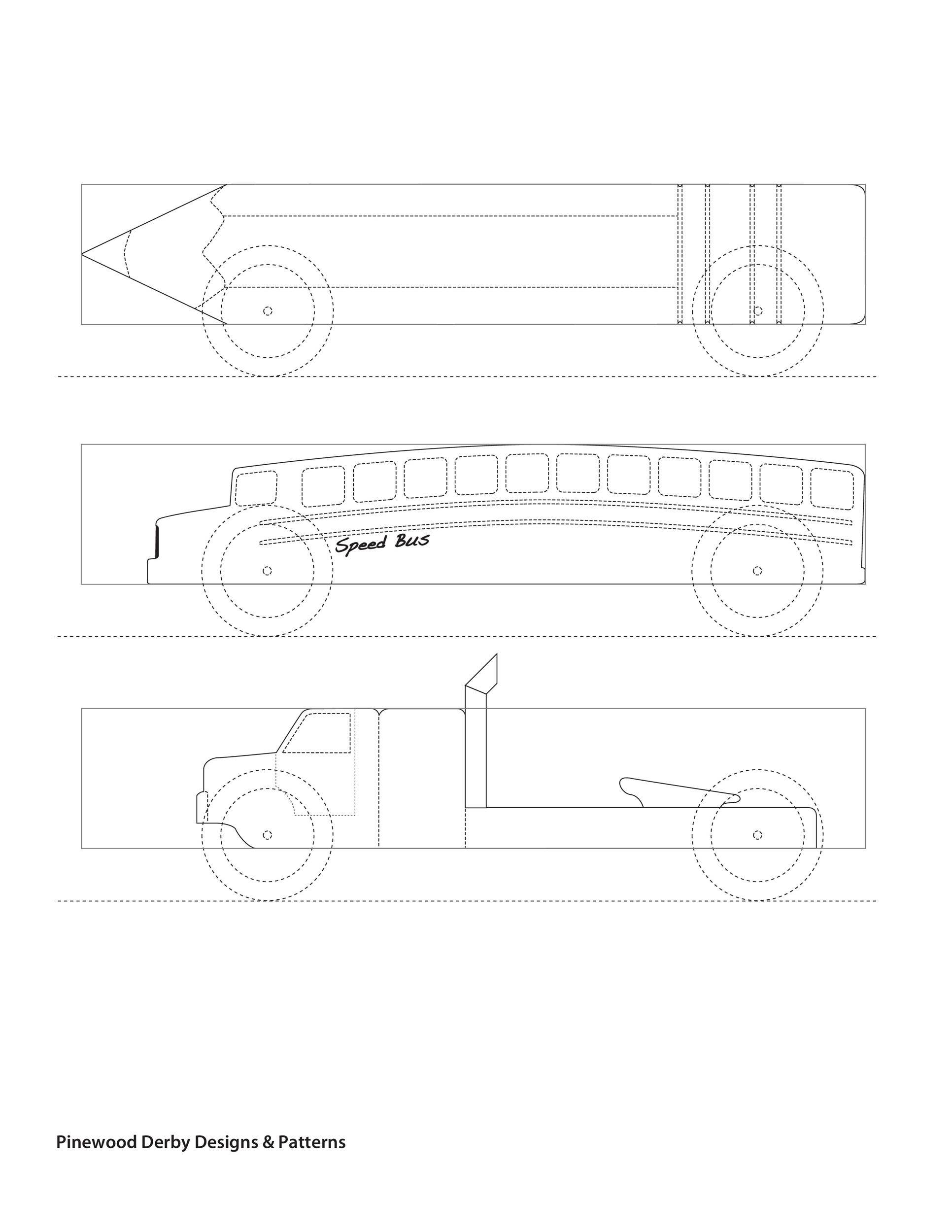 Free pinewood derby templates 35