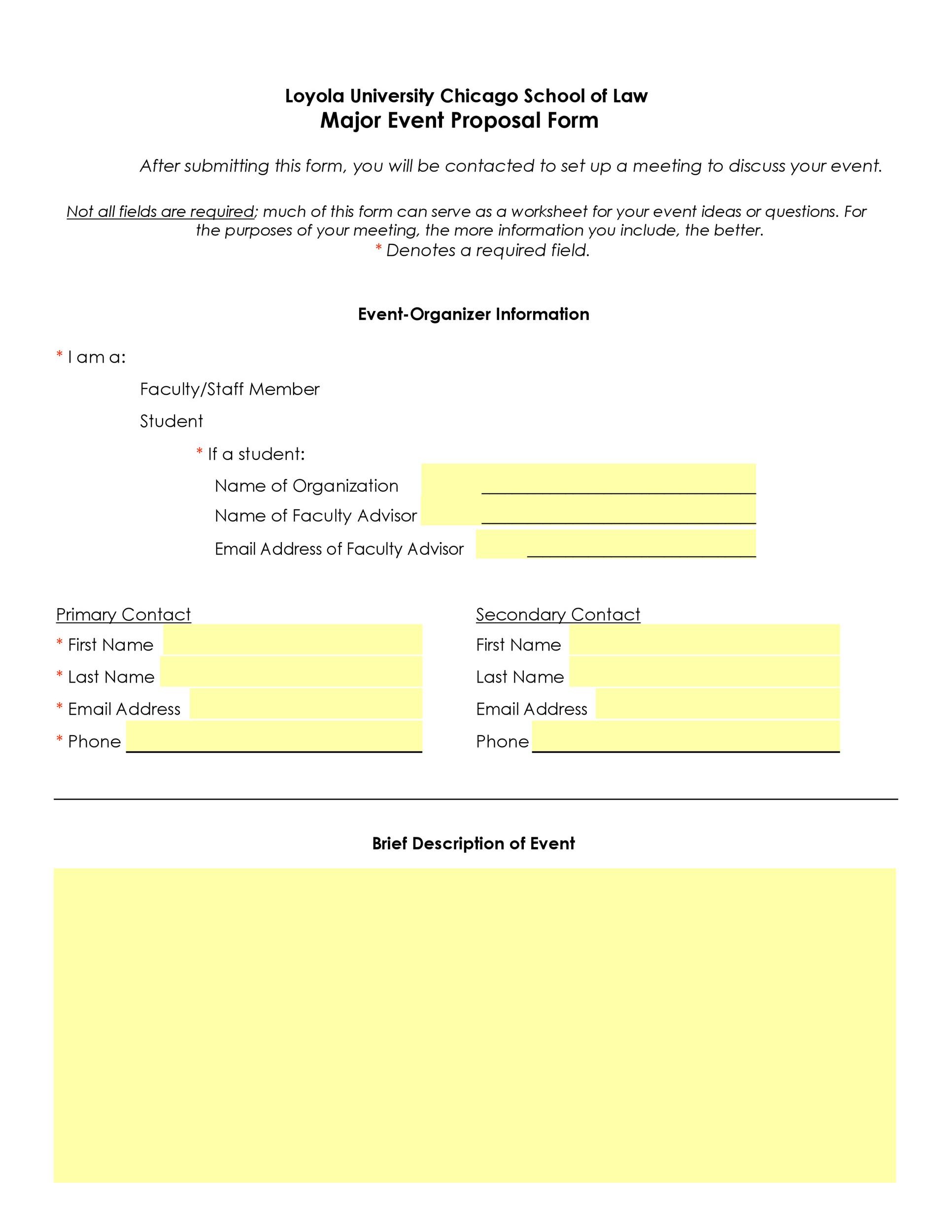 Event Proposal Template Doc from templatelab.com