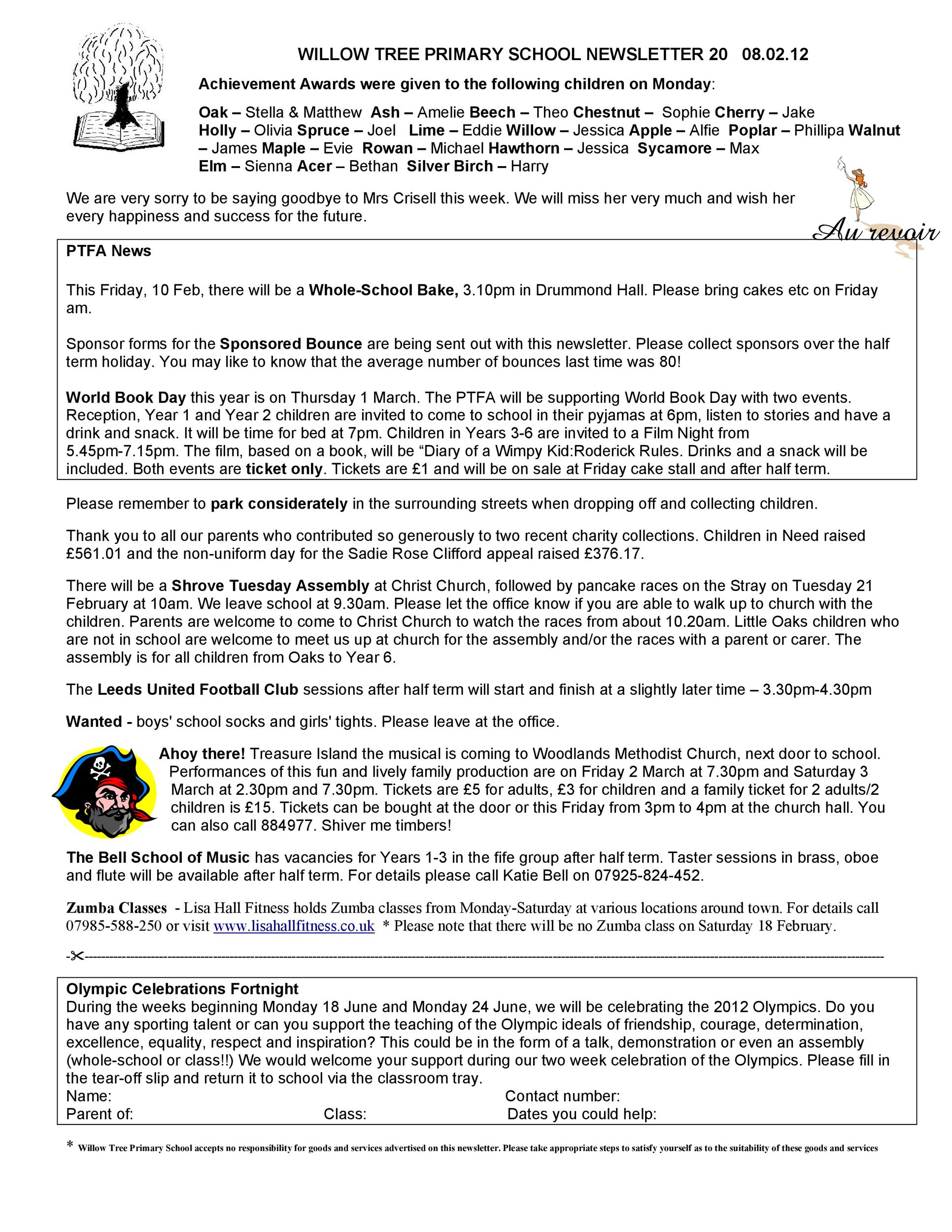 Free preschool newsletter template 49