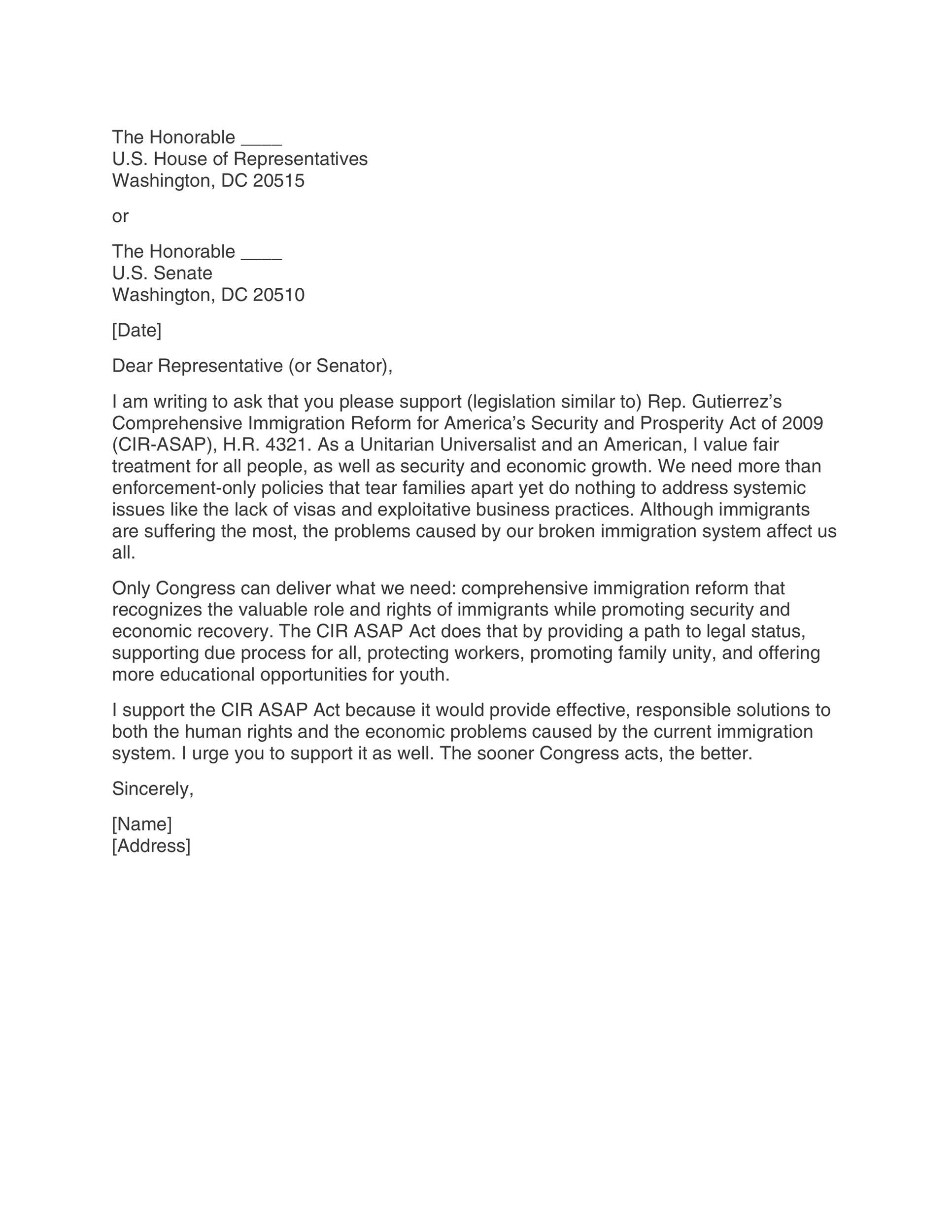 Green Card Recommendation Letter Sample from templatelab.com