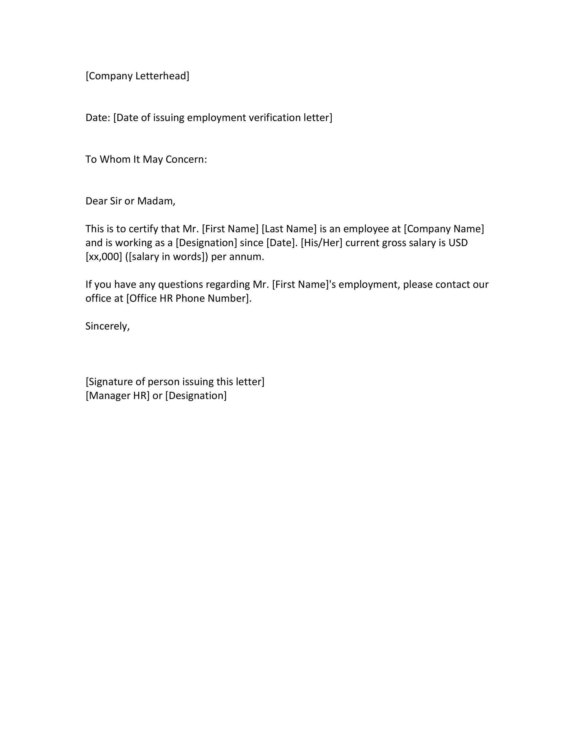 Letter Of Recommendation For Immigration From Employer from templatelab.com