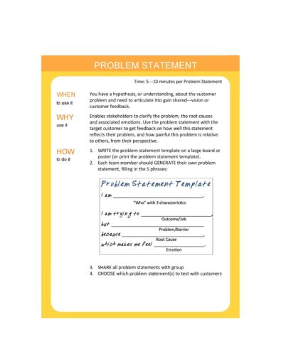 50 Printable Problem Statement Templates (MS Word) ᐅ TemplateLab
