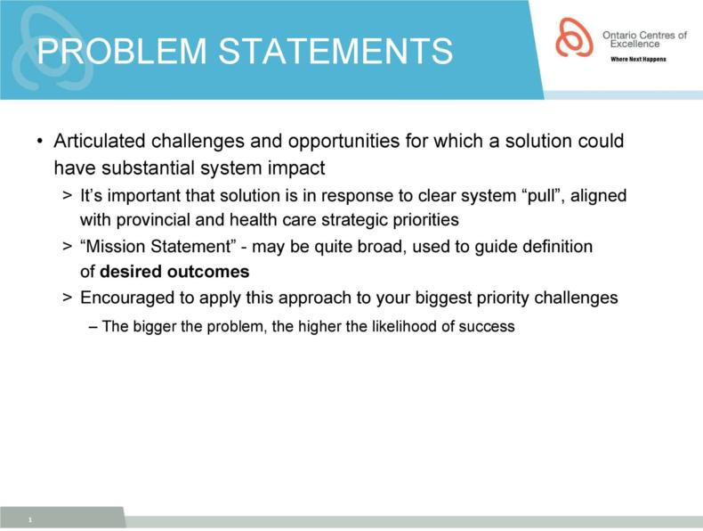problem solving mission statement